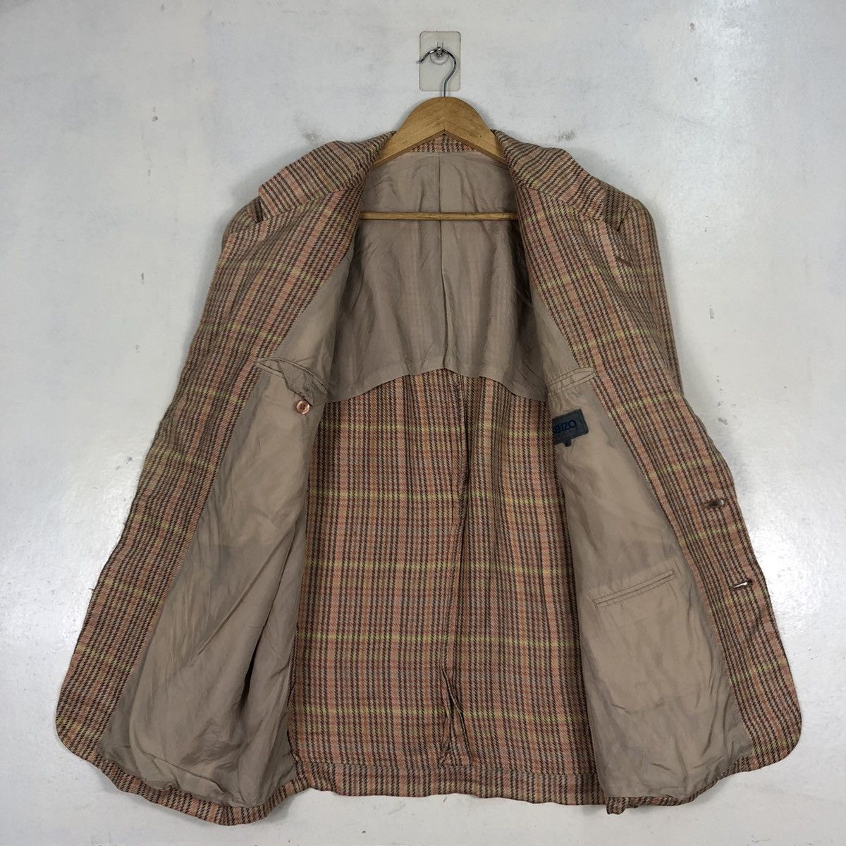 Kenzo × Other × Vintage Kenzo Checkered Coat Jacket Size US M / EU 48-50 / 2 - 11 Thumbnail