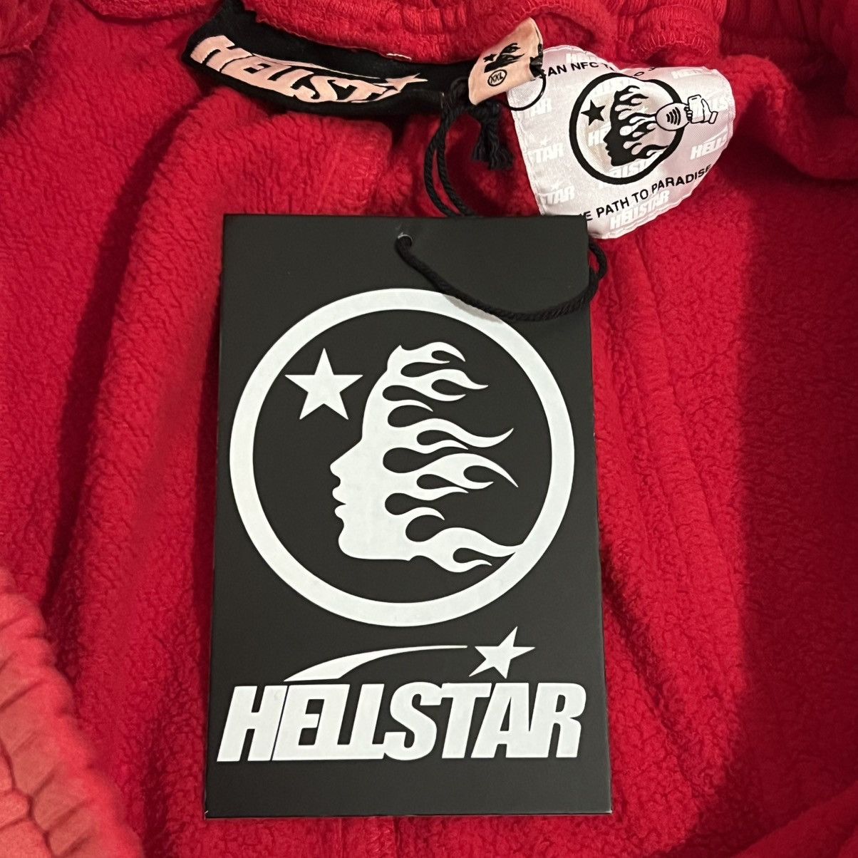 HELLSTAR Hellstar Records Red Flare Sweatpants size XXL Size US 44 / EU 60 - 5 Thumbnail