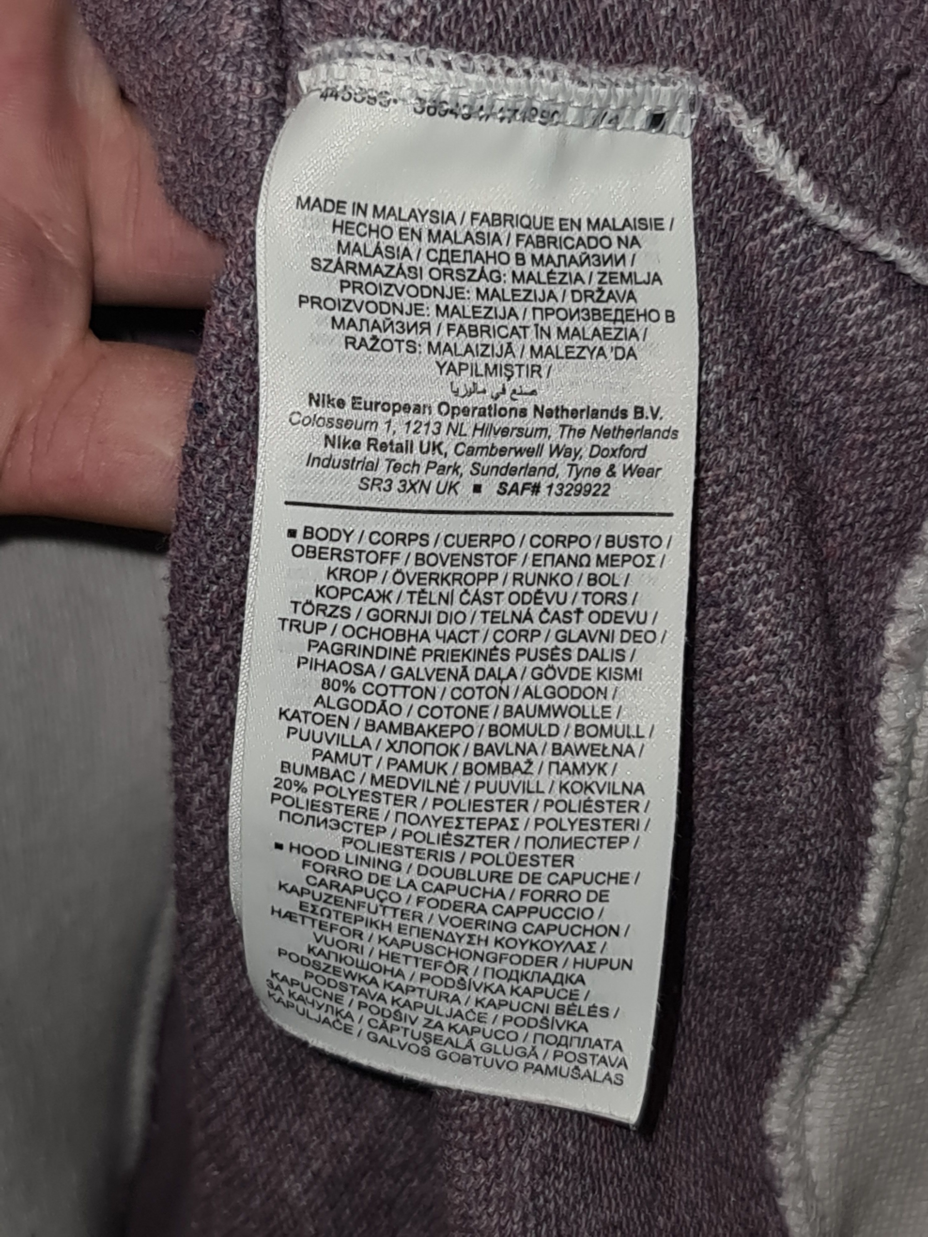 Nike Nike Center Logo White Hoodie Size US XXL / EU 58 / 5 - 5 Thumbnail