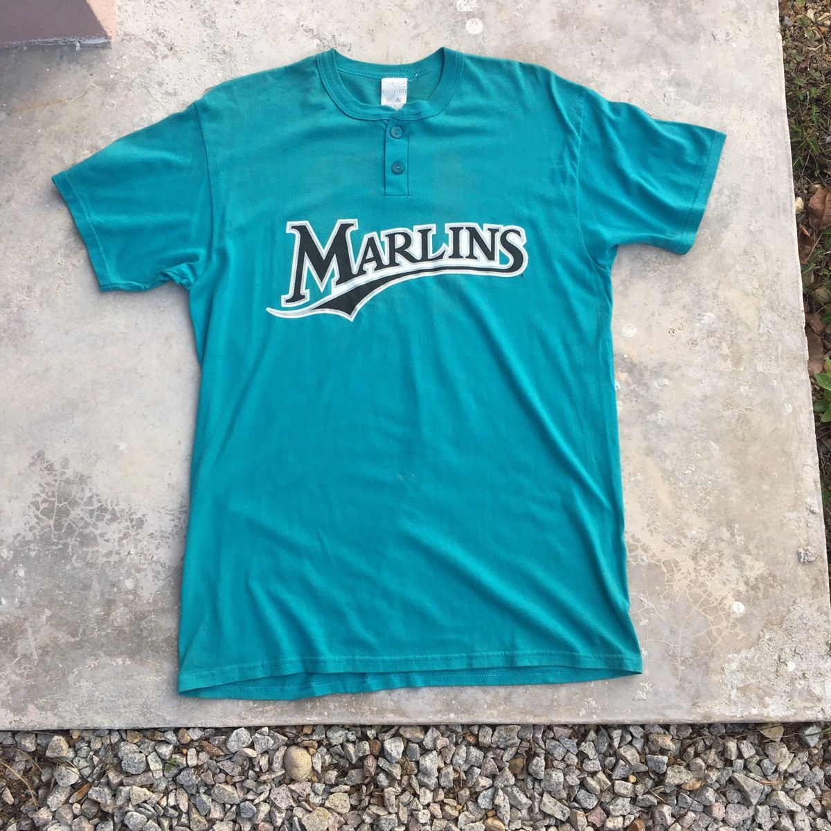 MLB × Majestic × Vintage Vintage Marlins Tee Size US M / EU 48-50 / 2 - 1 Thumbnail