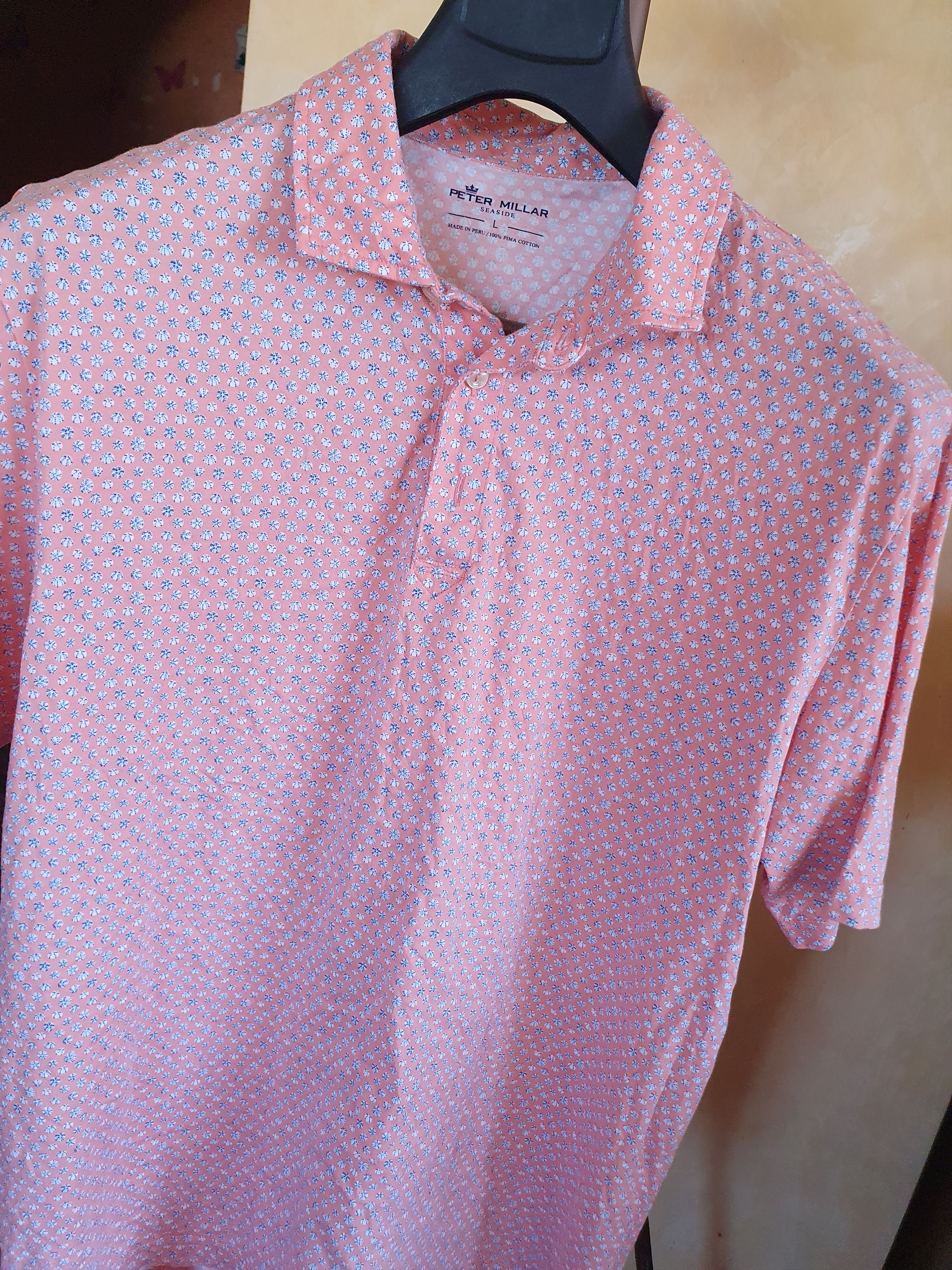Peter Millar Peter Millar Seaside Golf Polo Beach Balls Print sz L Size US L / EU 52-54 / 3 - 7 Thumbnail