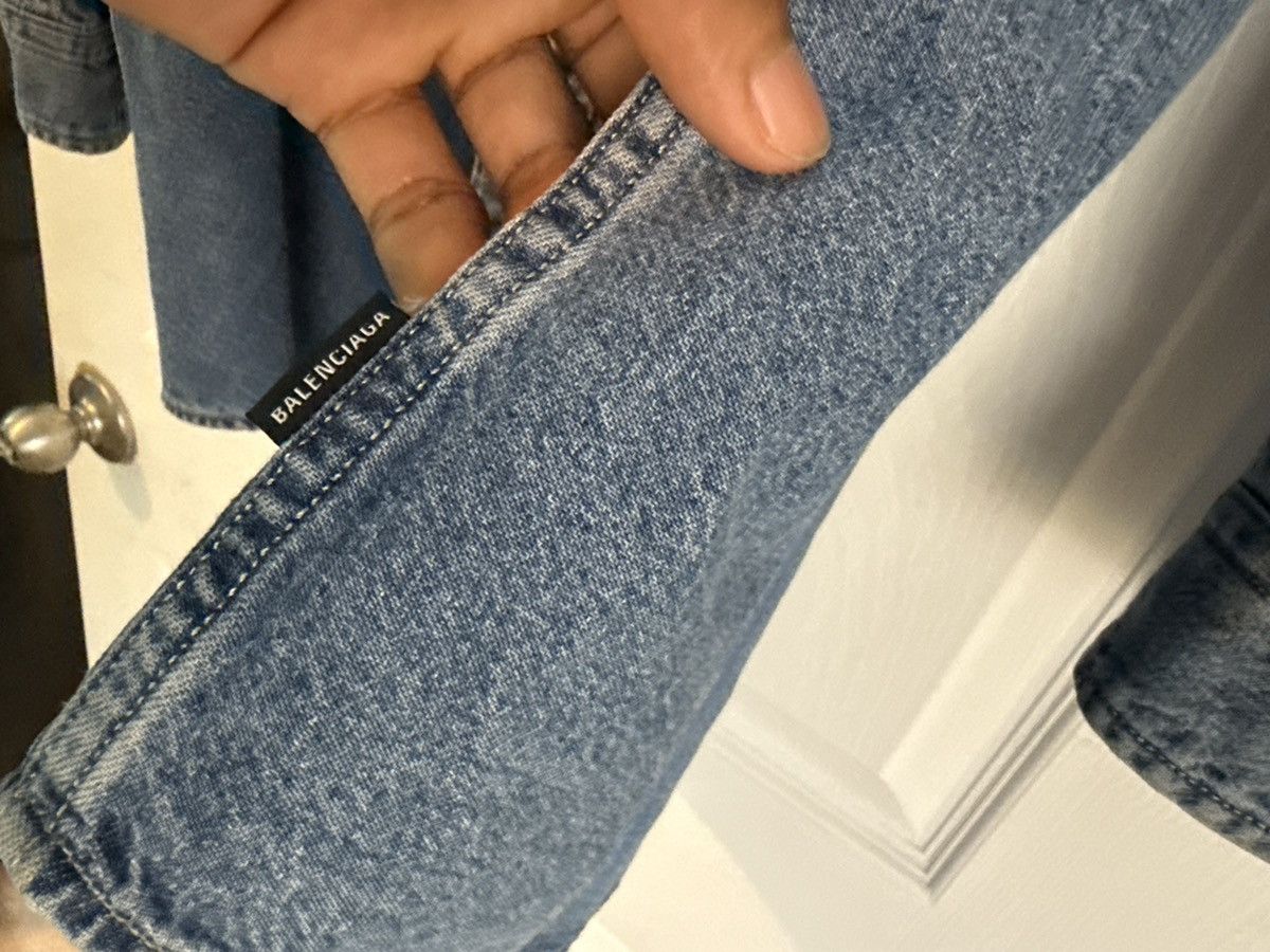 Balenciaga Balenciaga Oversized Denim Jacket Size US M / EU 48-50 / 2 - 4 Thumbnail