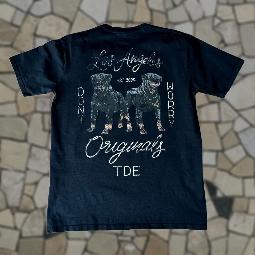 Vintage TDE Top Dawg Entertainment Don’t Worry Tee T-Shirt Black Short Sleeve Size Large Size US L / EU 52-54 / 3 - 1 Thumbnail
