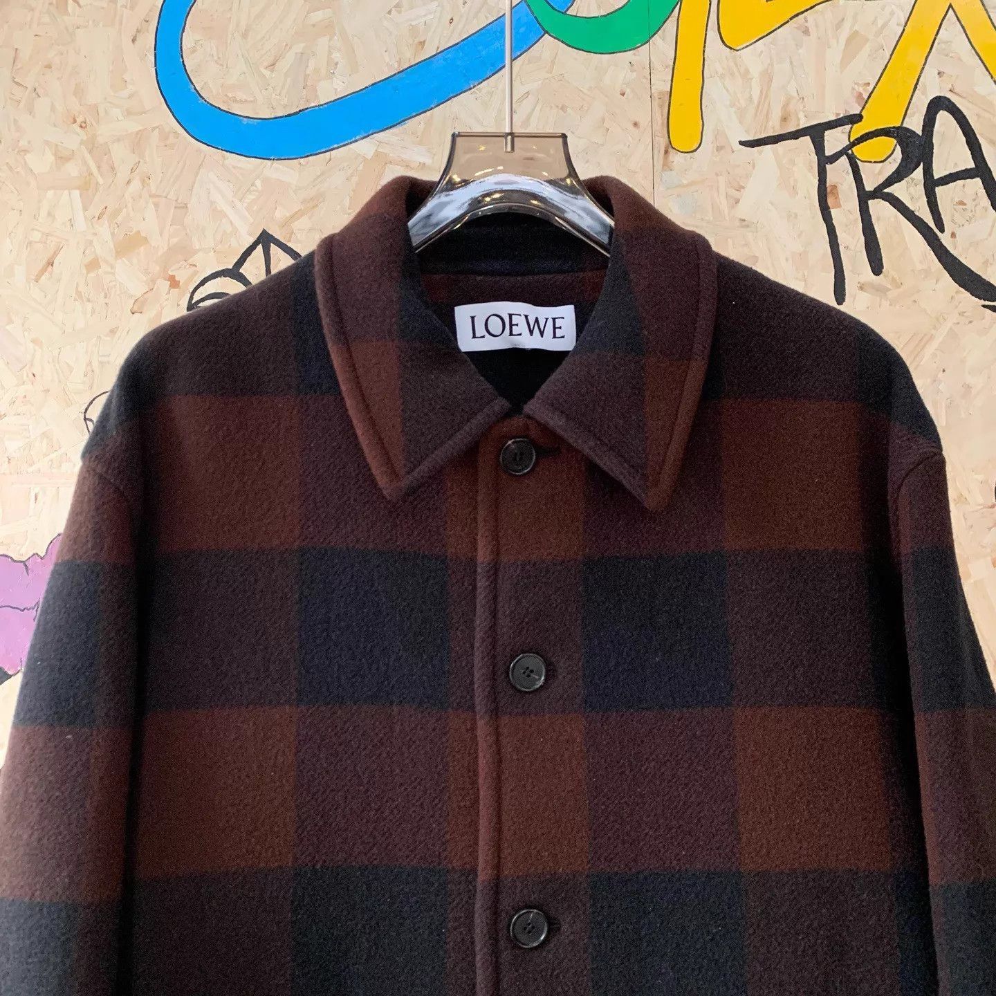 Loewe LOEWE Gingham Black Red Jacket Size US L / EU 52-54 / 3 - 3 Thumbnail