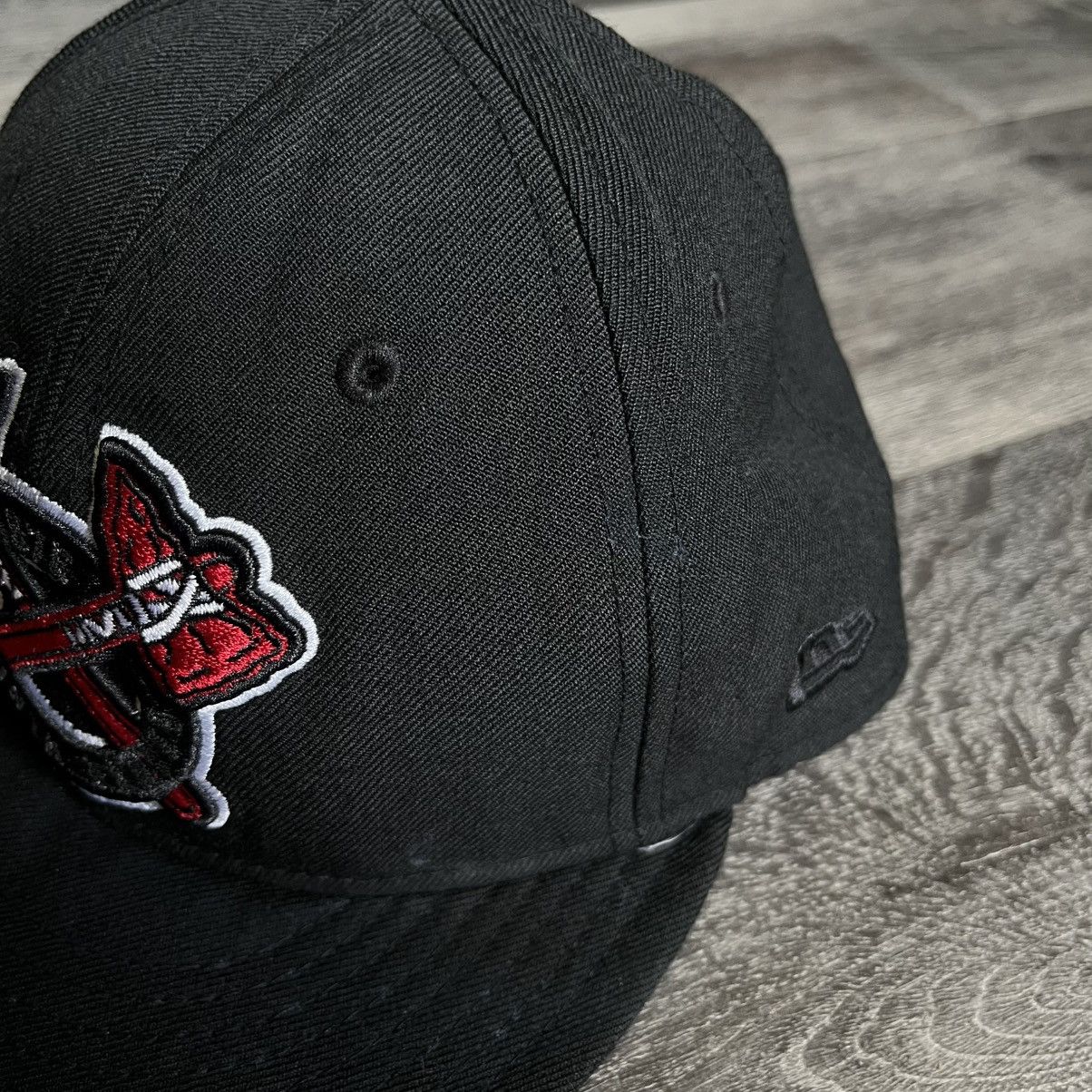 New Era Vintage Y2K Atlanta Braves 1876 Cooperstown Fitted Hat 7 3/8 Size ONE SIZE - 8 Thumbnail
