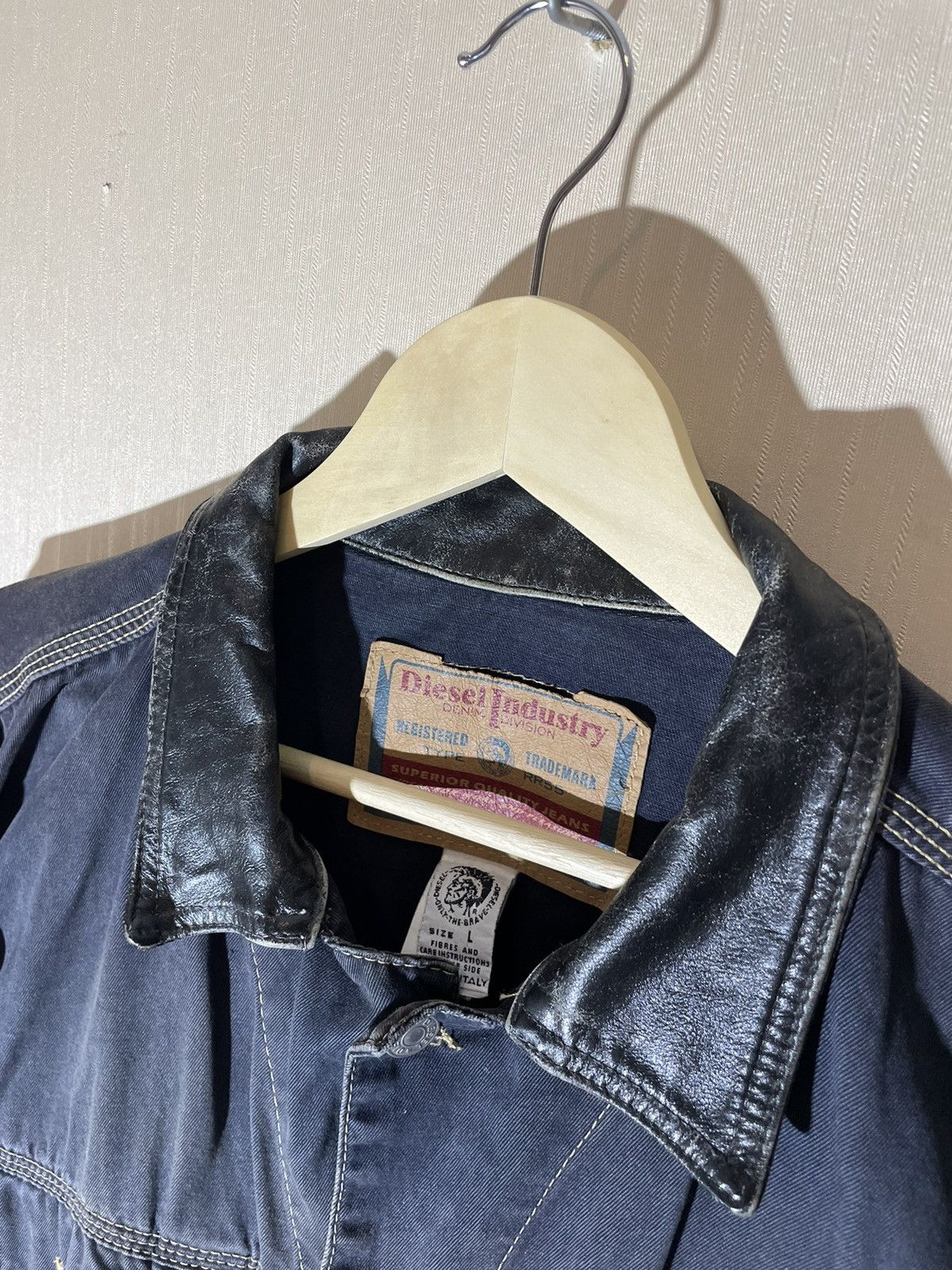 Diesel × Vintage Diesel vintage y2k jacket 00s Size US L / EU 52-54 / 3 - 5 Thumbnail