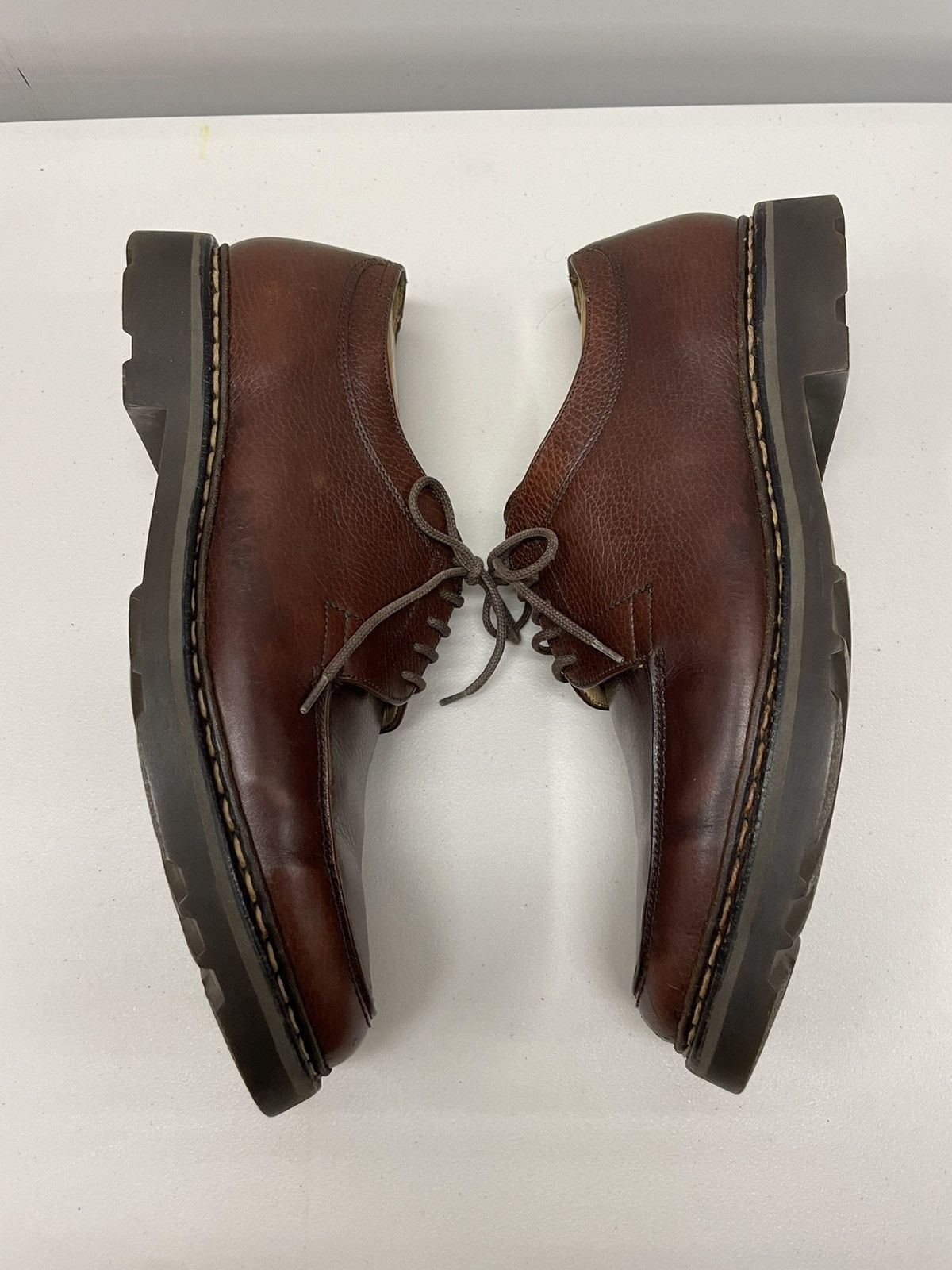 John Lobb Uzes Blucher Walking Shoes Moc Toe Lug Sole Leather Size US 11 / EU 44 - 5 Thumbnail
