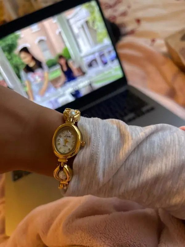 Japanese Brand Fumina x Kouda Pearl Strap 30m Waterproof Oval Quartz Watch Size ONE SIZE - 4 Thumbnail