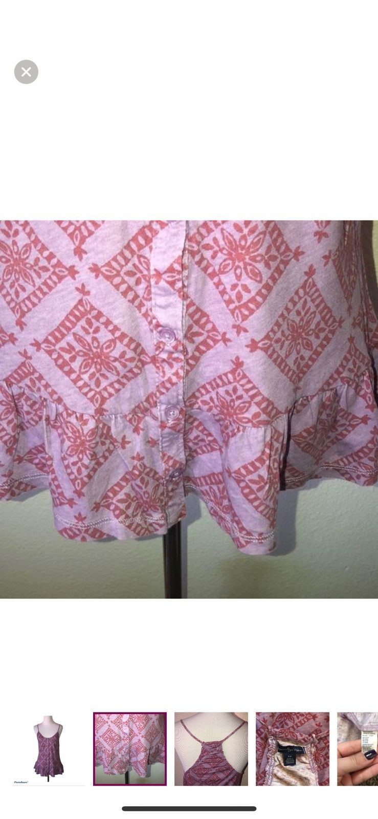 American Eagle Outfitters American eagle outfitters small boho tank top Size S / US 4 / IT 40 - 4 Thumbnail
