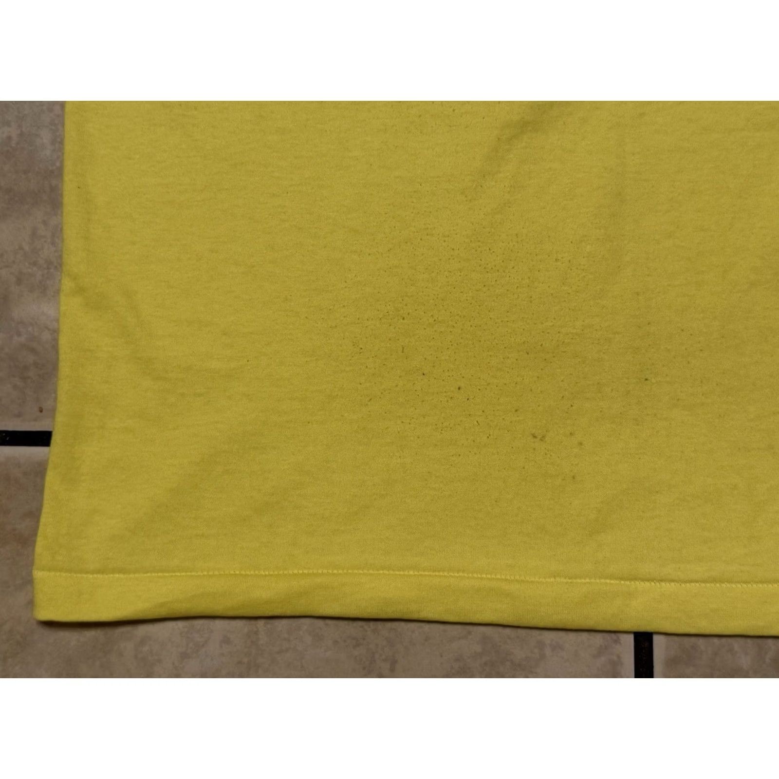 Hanes VINTAGE 90s Hanes Shirt XL Yellow Deer Bear Rabbit Hunting NRA PETA Cartoon Animals Graphic Print Crew Neck Short Sleeve Man Size US XL / EU 56 / 4 - 7 Thumbnail