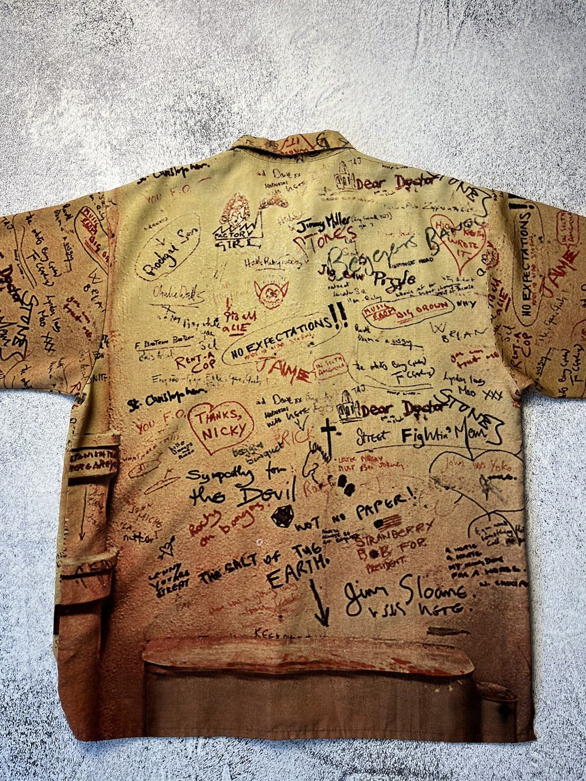 The Rolling Stones Rare 2002 The Rolling Stones "beggers banquet" button up Size US XXL / EU 58 / 5 - 24 Thumbnail