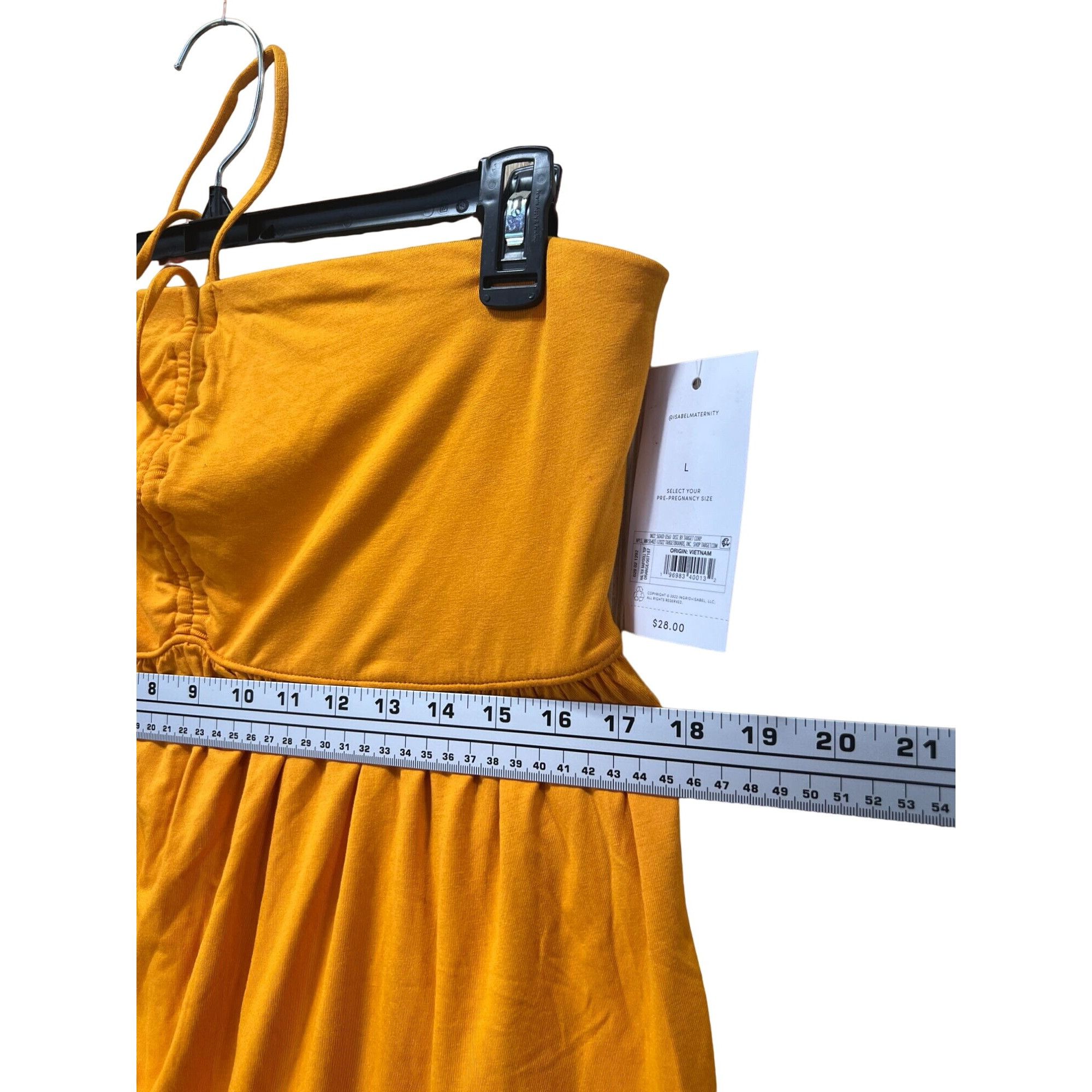 Other Isabel Maternity - Babydoll Maternity Tank Top - Orange - La Size L / US 10 / IT 46 - 5 Thumbnail