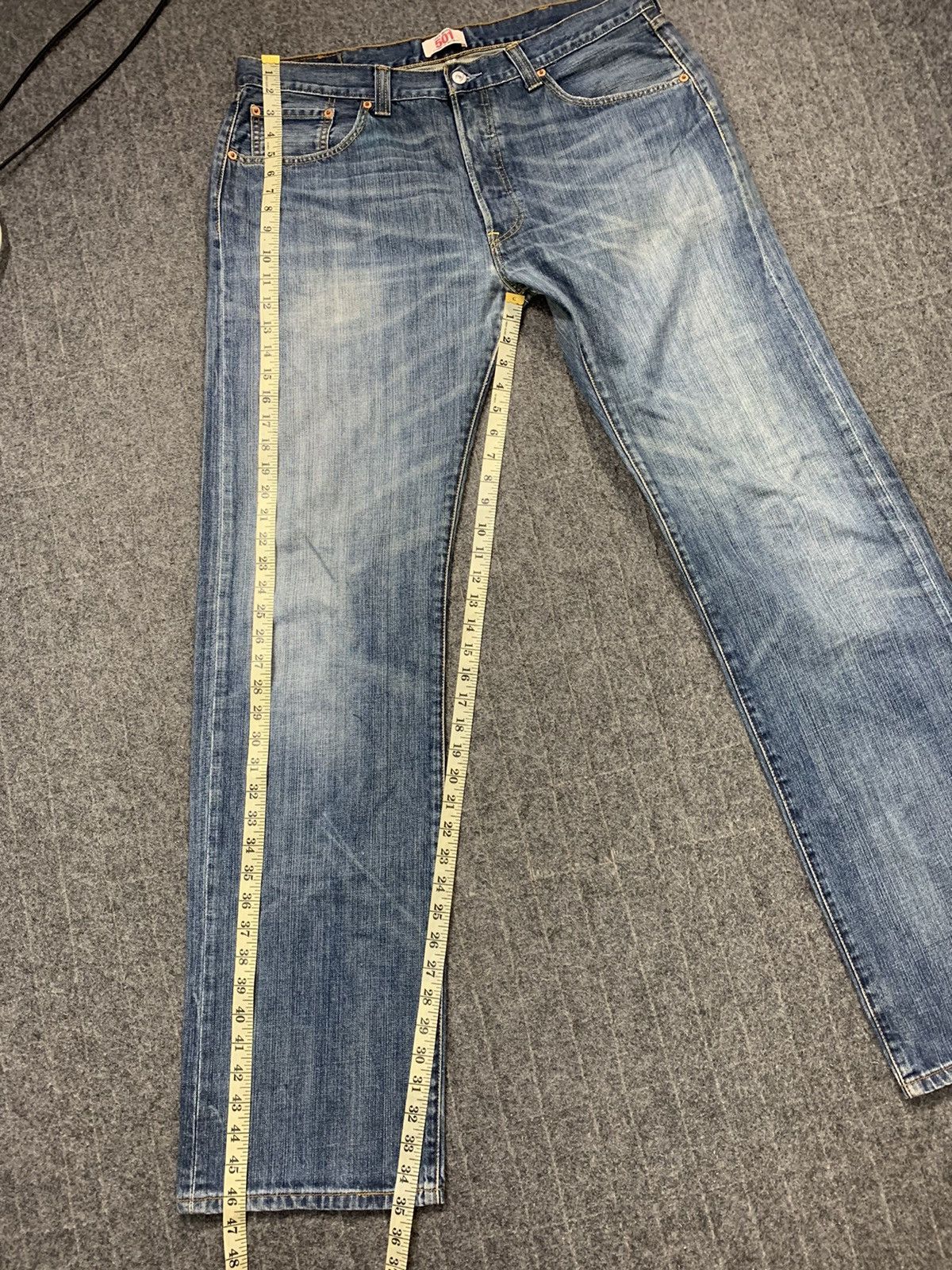 Levi's 90s Levi’s Strauss Lot 501 Regular Cut Buttonfly Indigo Jean Size US 36 / EU 52 - 15 Thumbnail