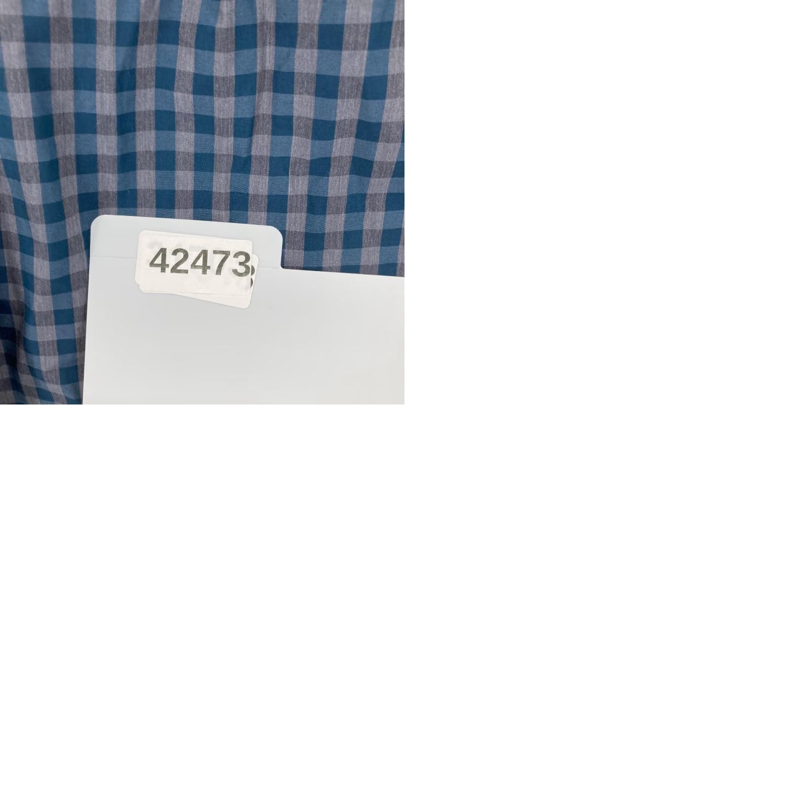 Van Heusen Van Heusen Shirt Mens XL 17-17.5 Blue Ultramarine Heather Plaid Button-Down NWT Size US XL / EU 56 / 4 - 9 Thumbnail