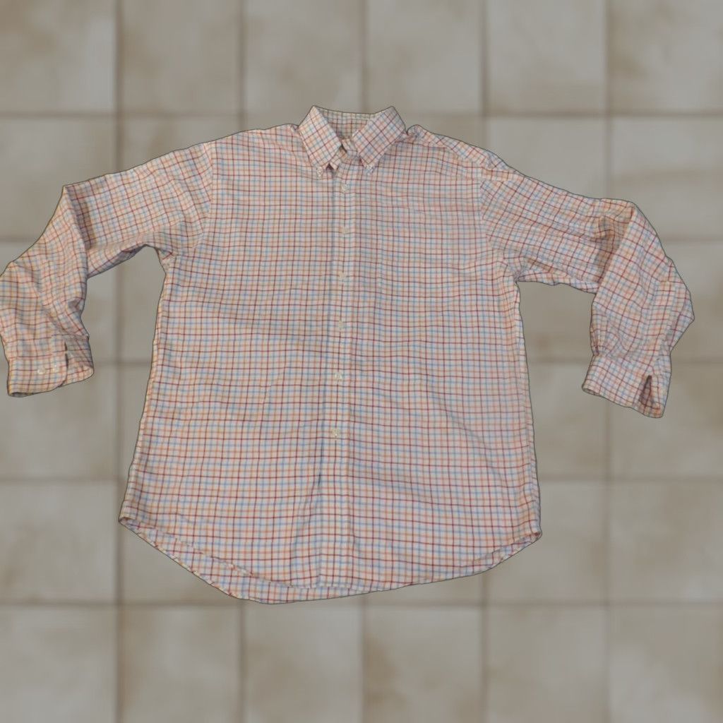 Brooks Brothers Brooks Brothers Shirt Mens Medium Red Beige Plaid Button-Up Casual Size US M / EU 48-50 / 2 - 1 Thumbnail