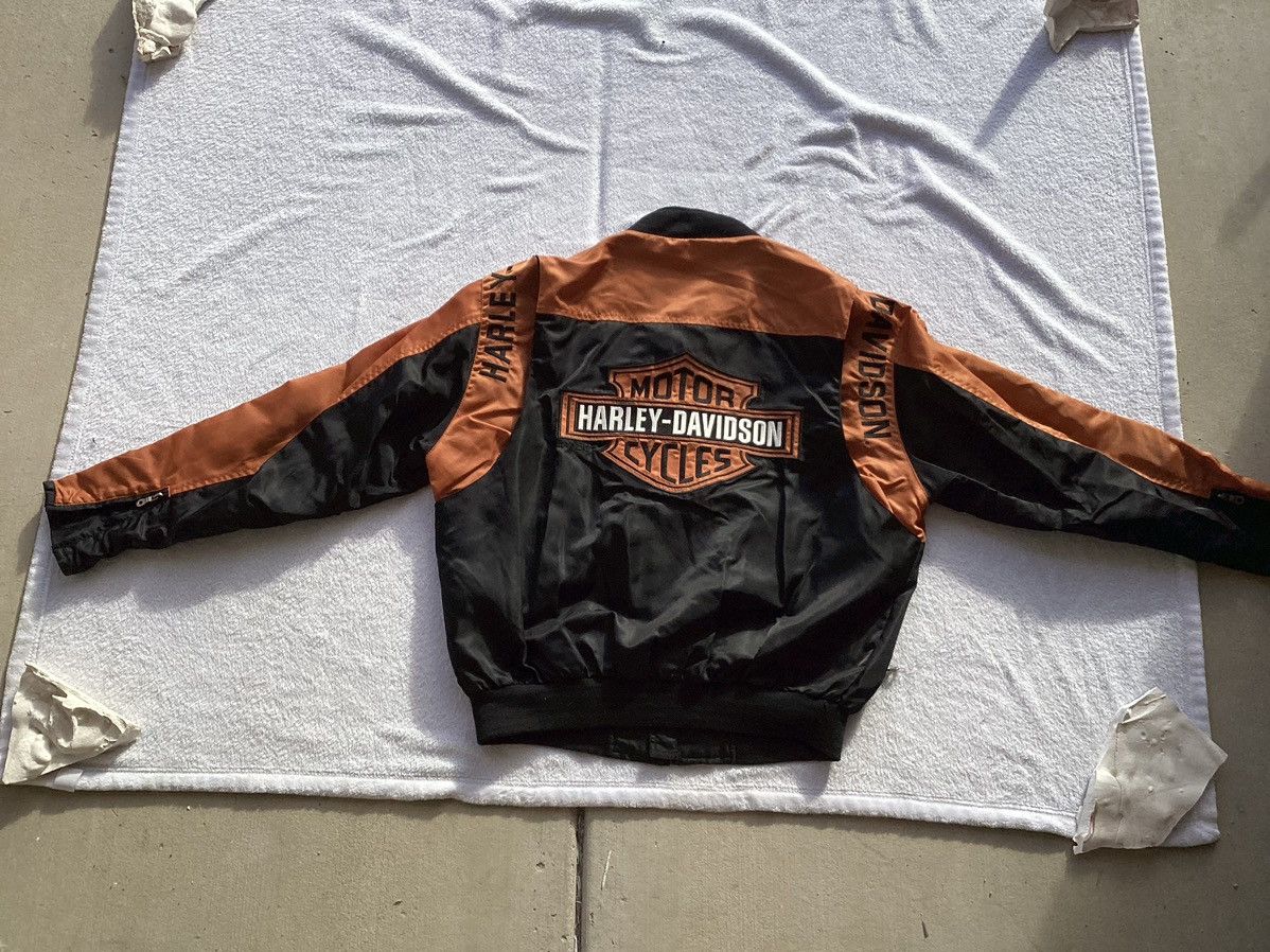 Harley Davidson × Vintage Vintage Harley Davidson biker/motorcycle jacket Size US L / EU 52-54 / 3 - 4 Thumbnail
