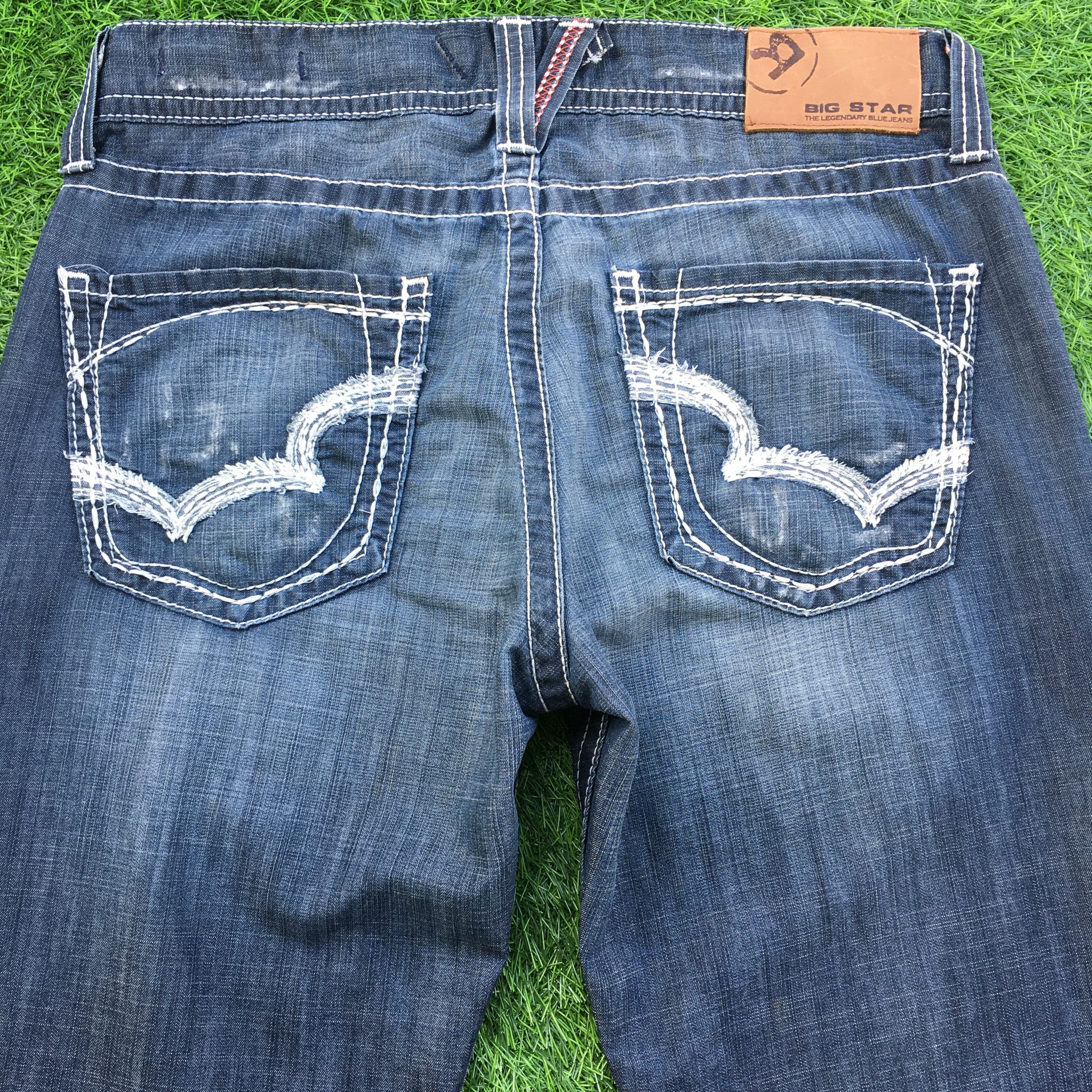 Big Star Big Star Low Rise Bootcut Jeans D-1097 Size US 32 / EU 48 - 4 Thumbnail