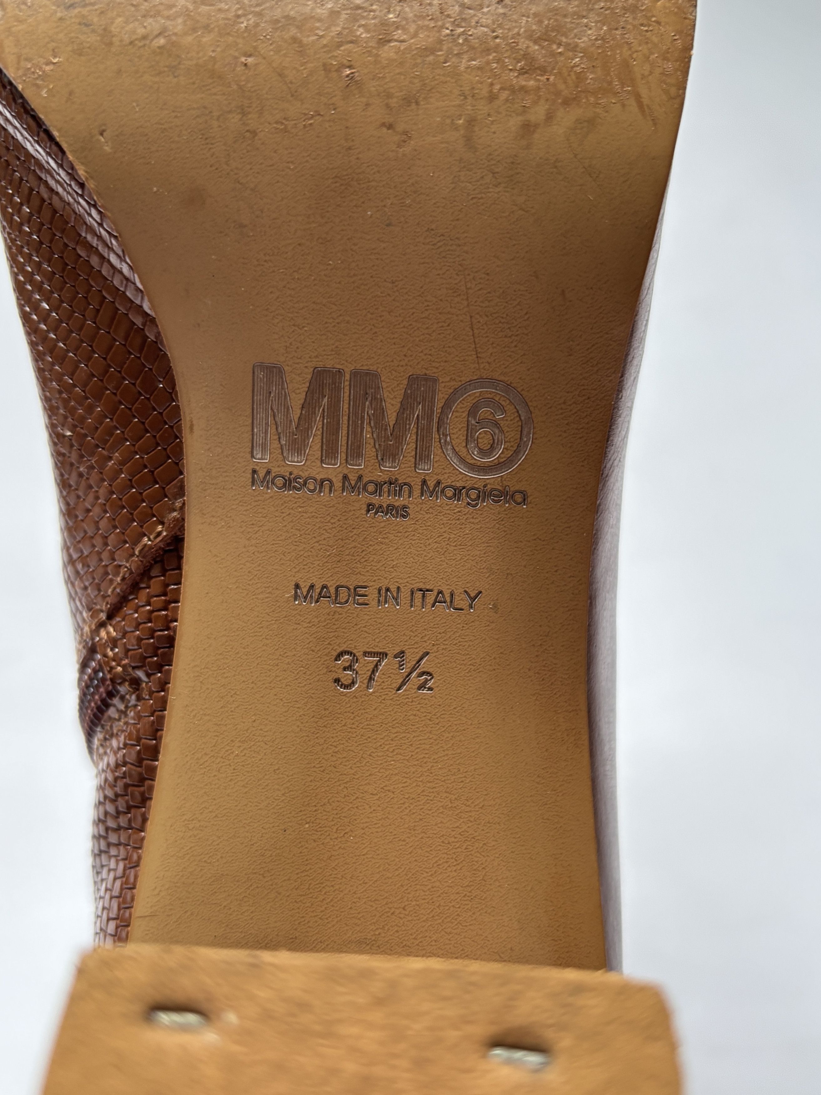 Maison Margiela ⚡️QUICK SALE⚡️ Maison Margiela MM6 Brown Boots Size US 7.5 / IT 37.5 - 8 Thumbnail
