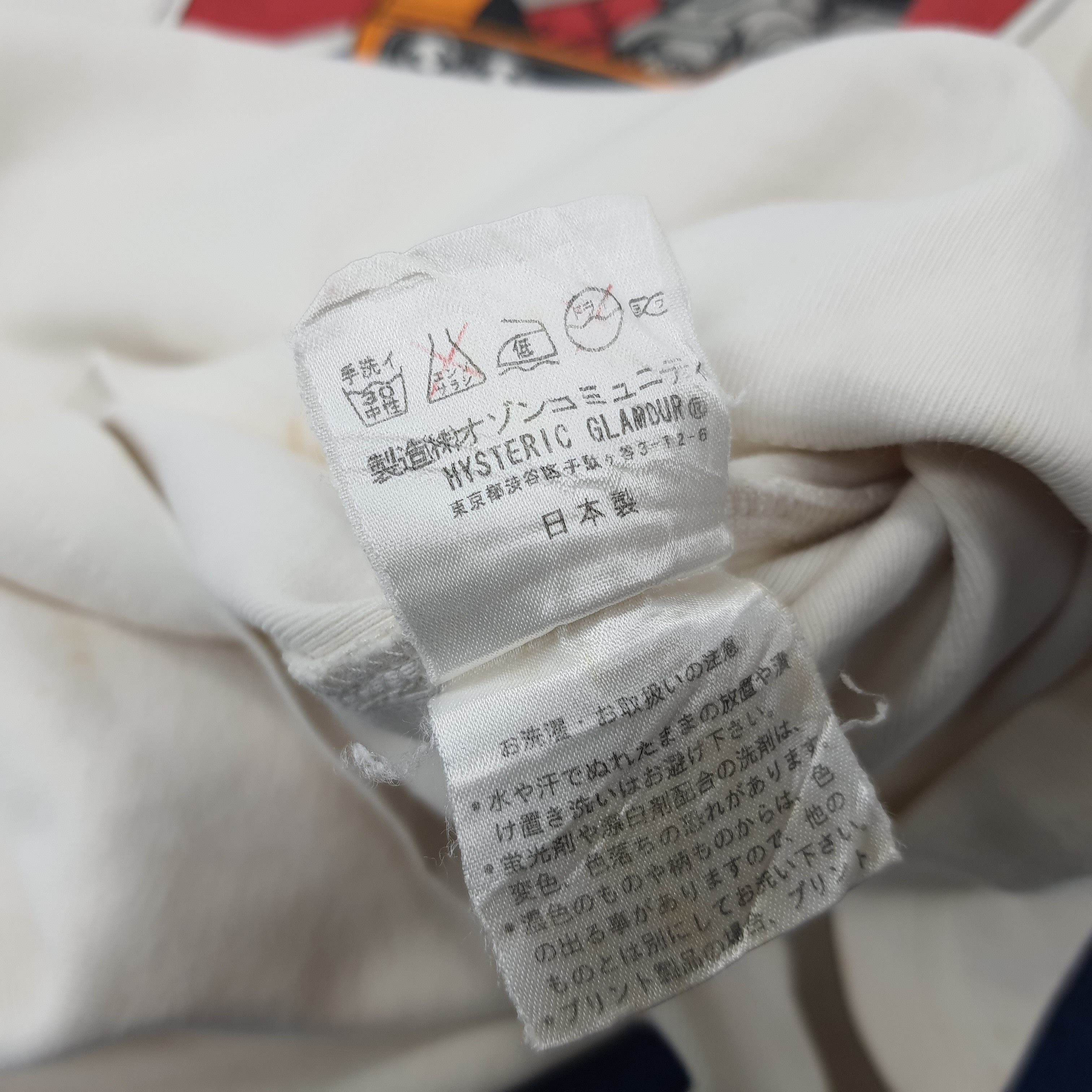 Hysteric Glamour × Japanese Brand × Vintage Vintage Hysteric Glamour Hysteric 440 Magnum Tshirt C219N42 Size US S / EU 44-46 / 1 - 7 Thumbnail