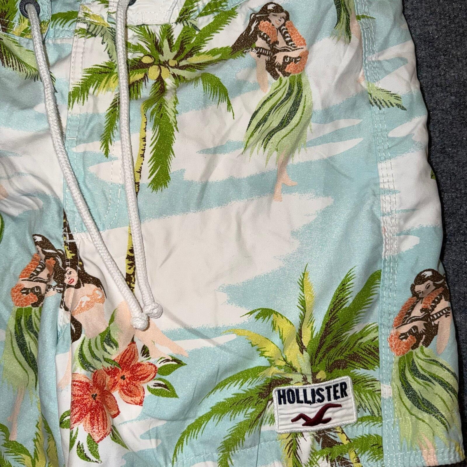 Other Hollister Hula Girl Surf Board Shorts Mens Lg Vtg y2k Size US 34 / EU 50 - 2 Thumbnail