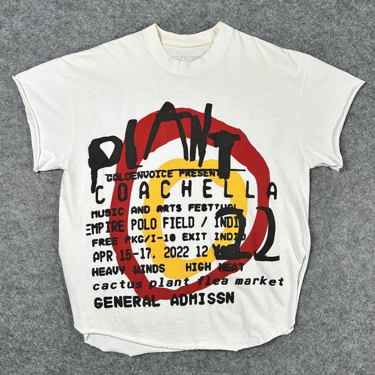 Cactus Plant Flea Market × Coachella CPFM x Coachella 2022 Festival Line Up Distressed Shirt Size US L / EU 52-54 / 3 - 1 Thumbnail