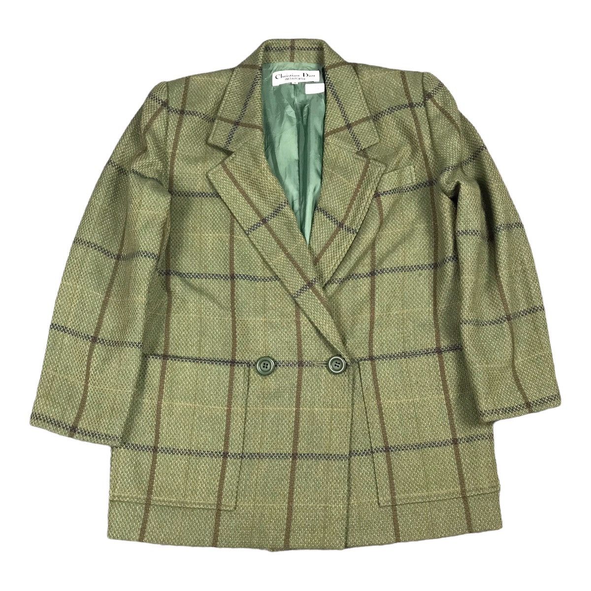 Christian Dior Monsieur × Vintage CHRISTIAN DIOR DOUBLE BREASTED COAT JACKET Size US M / EU 48-50 / 2 - 1 Thumbnail