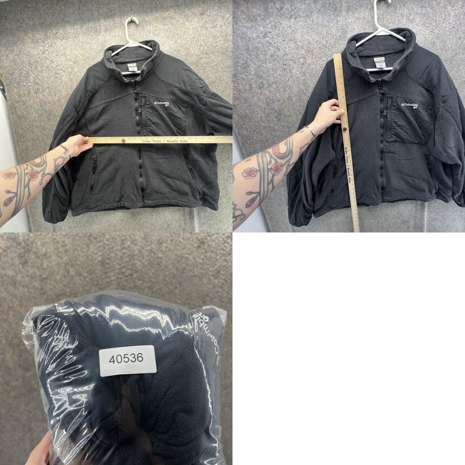 Vintage Columbia GRT Interchange Jacket Mens 2XL Black Fleece Full Zip Outdoor Hiking Jacket Size US XXL / EU 58 / 5 - 8 Thumbnail