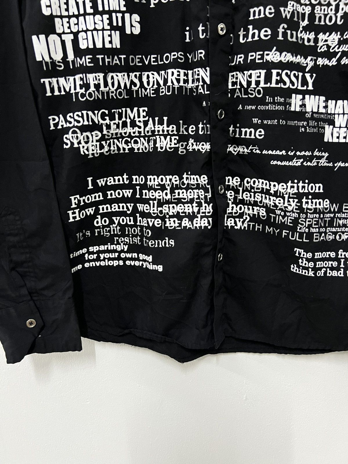 A.F.F.A. Gothic Vamps Rock Poems Bondage Zipper Button Shirt Collins Size US M / EU 48-50 / 2 - 6 Thumbnail