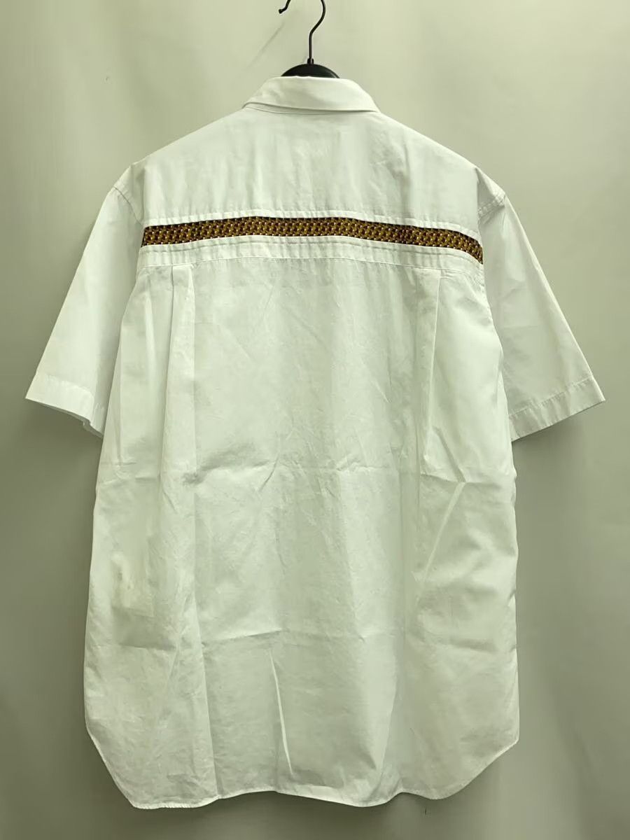 Comme des Garcons × Comme des Garcons Homme Plus Striped Patch Short Sleeve Button Shirt Size US L / EU 52-54 / 3 - 2 Thumbnail
