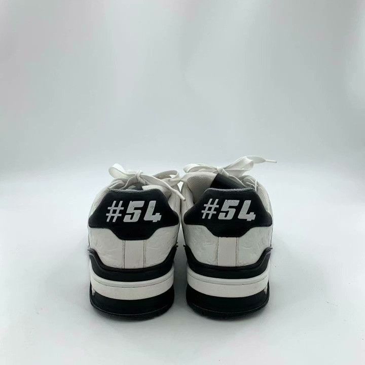 Louis Vuitton Louis Vuitton Trainer Black White Sneakers Size US 8 / EU 41 - 4 Thumbnail