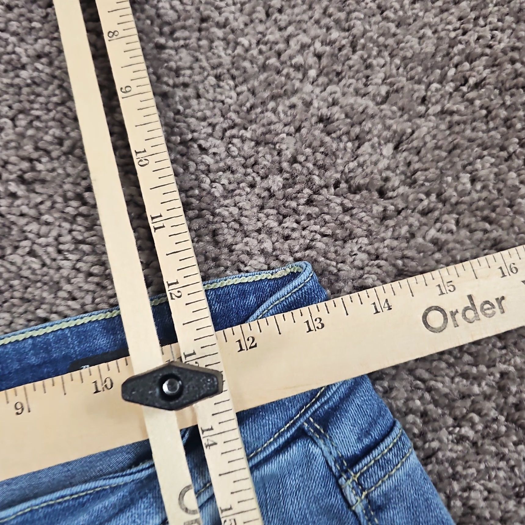 Denime Judy Blue Jeans Womens 5 Blue Skinny Relaxed Fit Light Wash Stretch Denim 25x29 Size 27" / US 4 / IT 40 - 5 Thumbnail