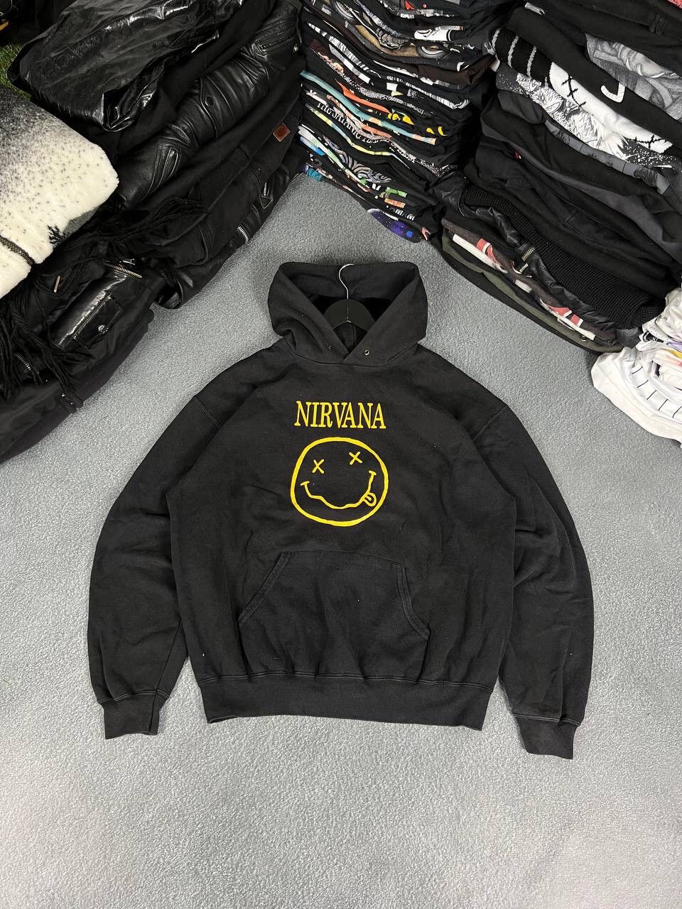 Nirvana Vintage Nirvana Hoodie Smile Face Rock Band Y2K 90s Size US XL / EU 56 / 4 - 2 Thumbnail
