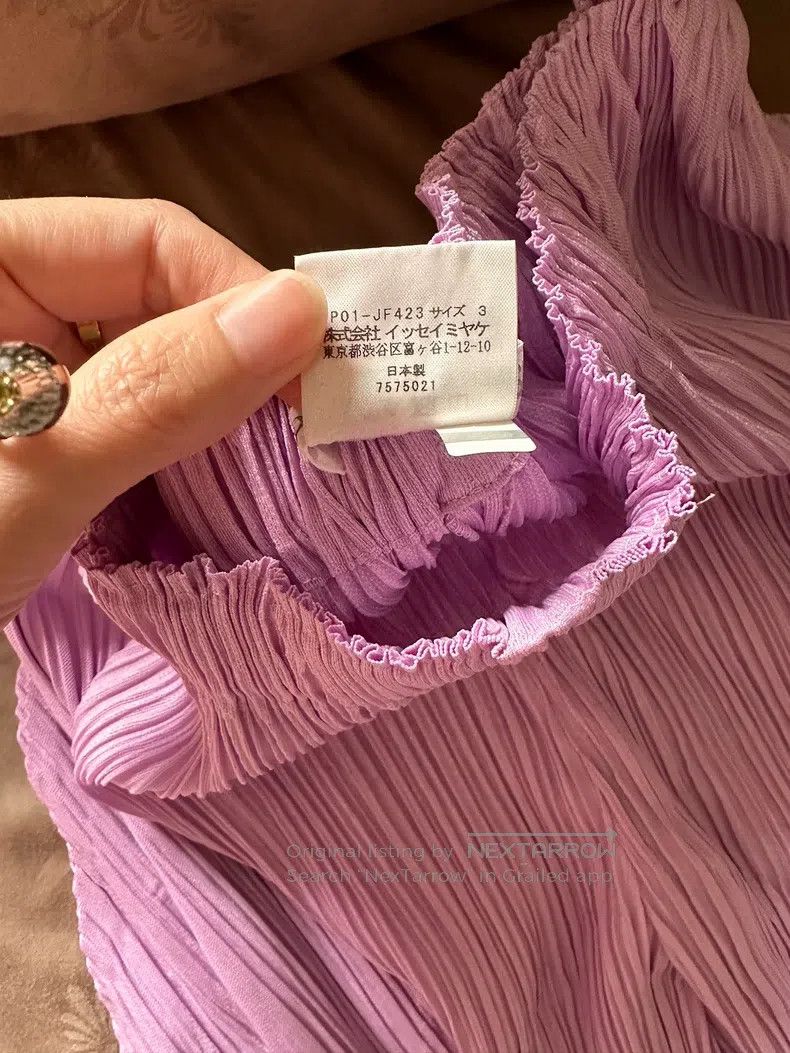 Issey Miyake Issey Miyake size:3 Pink Pants Size 31" - 2 Thumbnail