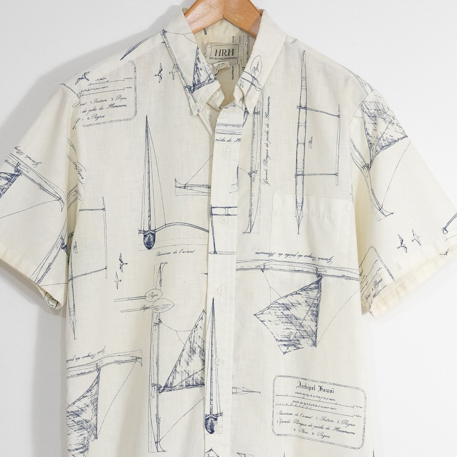 Vintage Vintage 90s Hawaii Sailing Button Up Shirt Mens Large Canvas Size US L / EU 52-54 / 3 - 2 Thumbnail