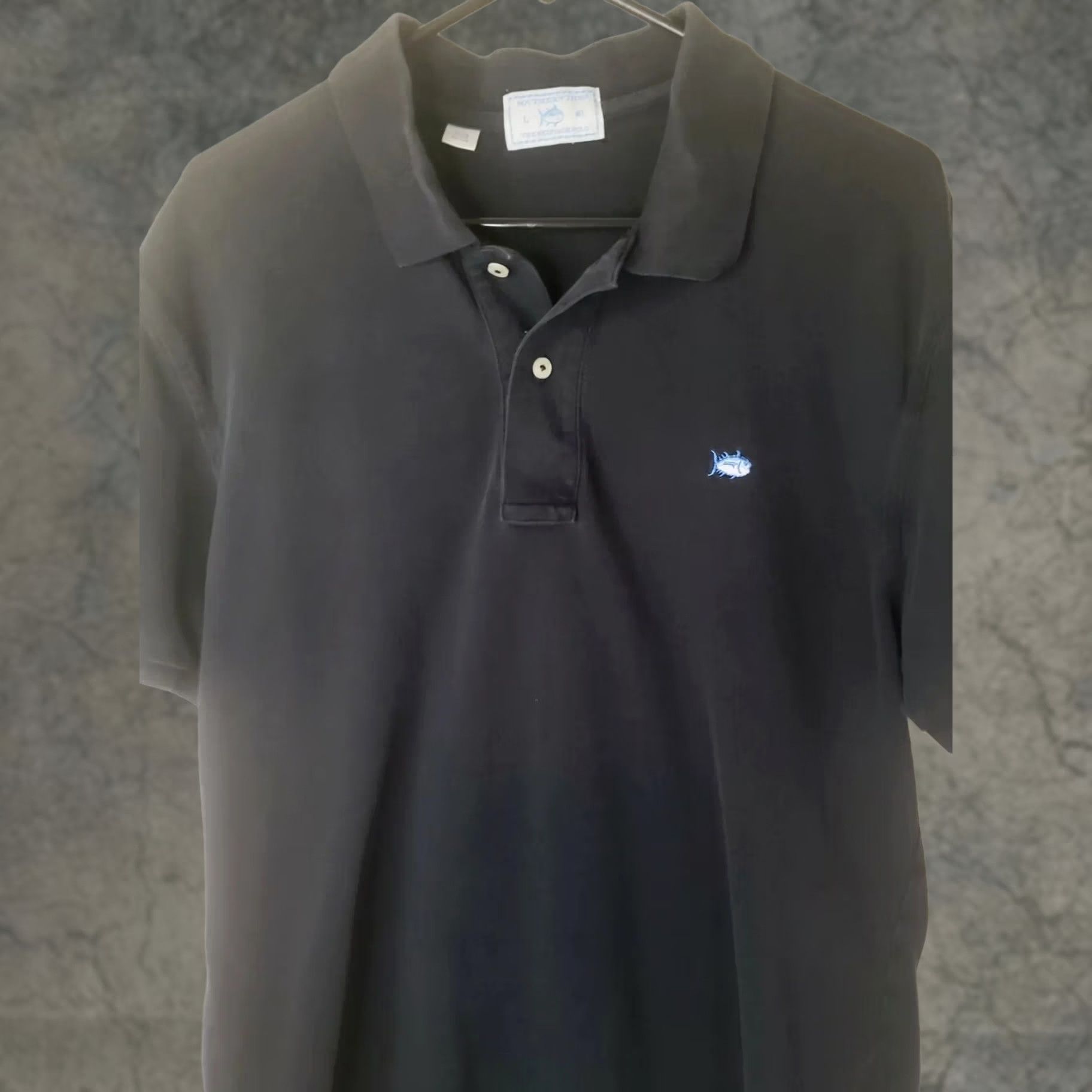 Southern Tide Southern Tide Polo Shirt Mens L Solid Black Short Sleeve With Logo, Golf, Stretch, Quick Dry Size US L / EU 52-54 / 3 - 1 Thumbnail