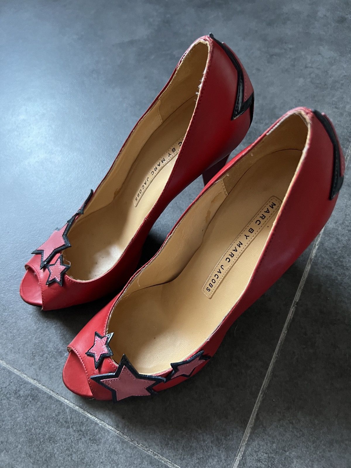 Marc by Marc Jacobs × Vintage Louis Vuitton style Marc Jacobs vintage stars heels Size US 6.5 / IT 36.5 - 2 Thumbnail
