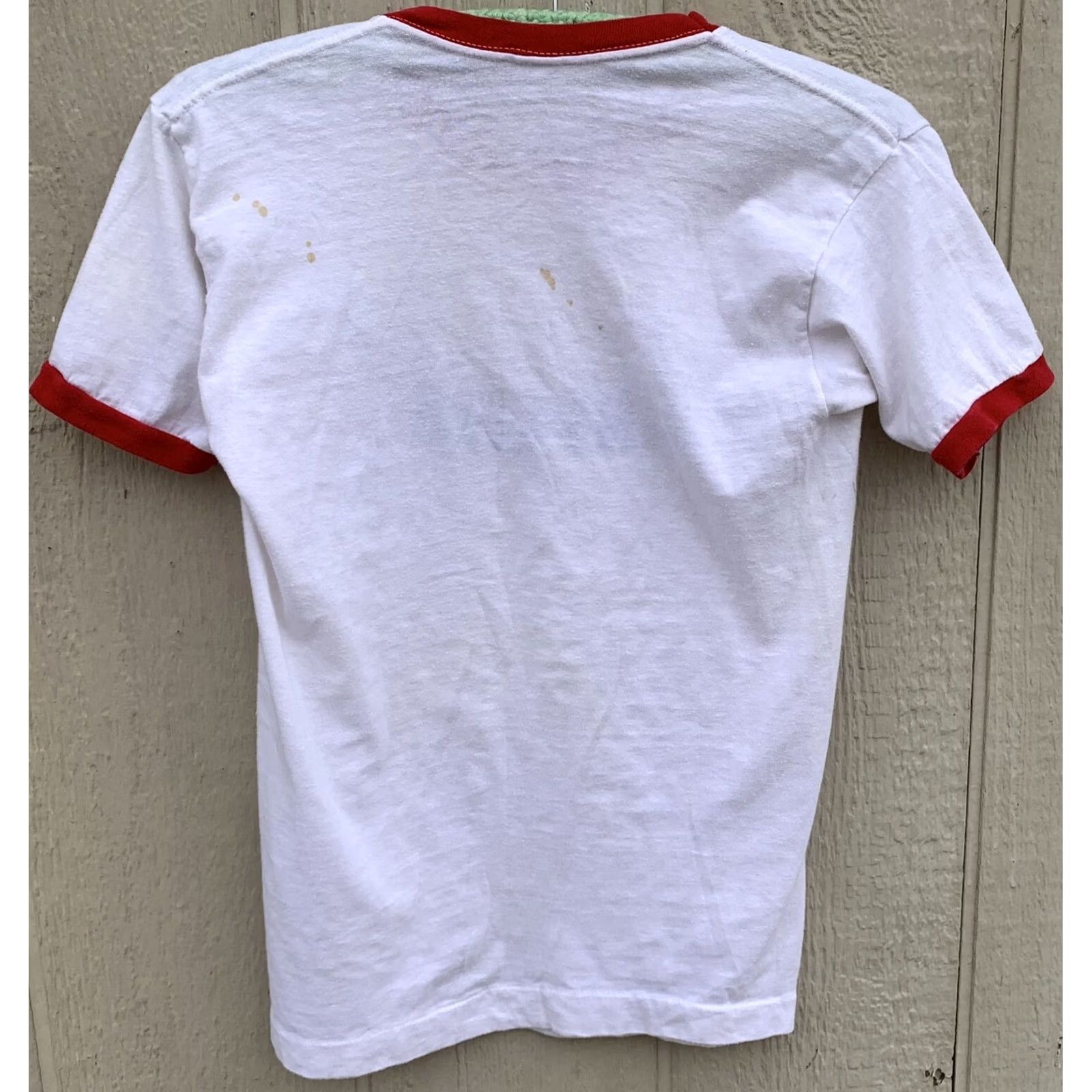 Champion VINTAGE Champion Stanford ringer tee T-Shirt Snoopy Peanuts Pool Game Champion blue bar M Mens Shirts Theme California Cartoon University Size US M / EU 48-50 / 2 - 5 Thumbnail