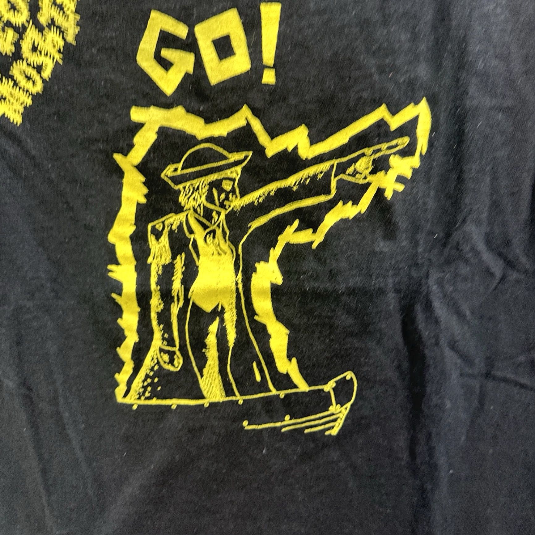 Hanes VINTAGE George Moshington Shirt Mens M Black 90s Punk Band Tee Makings Phx Unruh Size US M / EU 48-50 / 2 - 7 Thumbnail