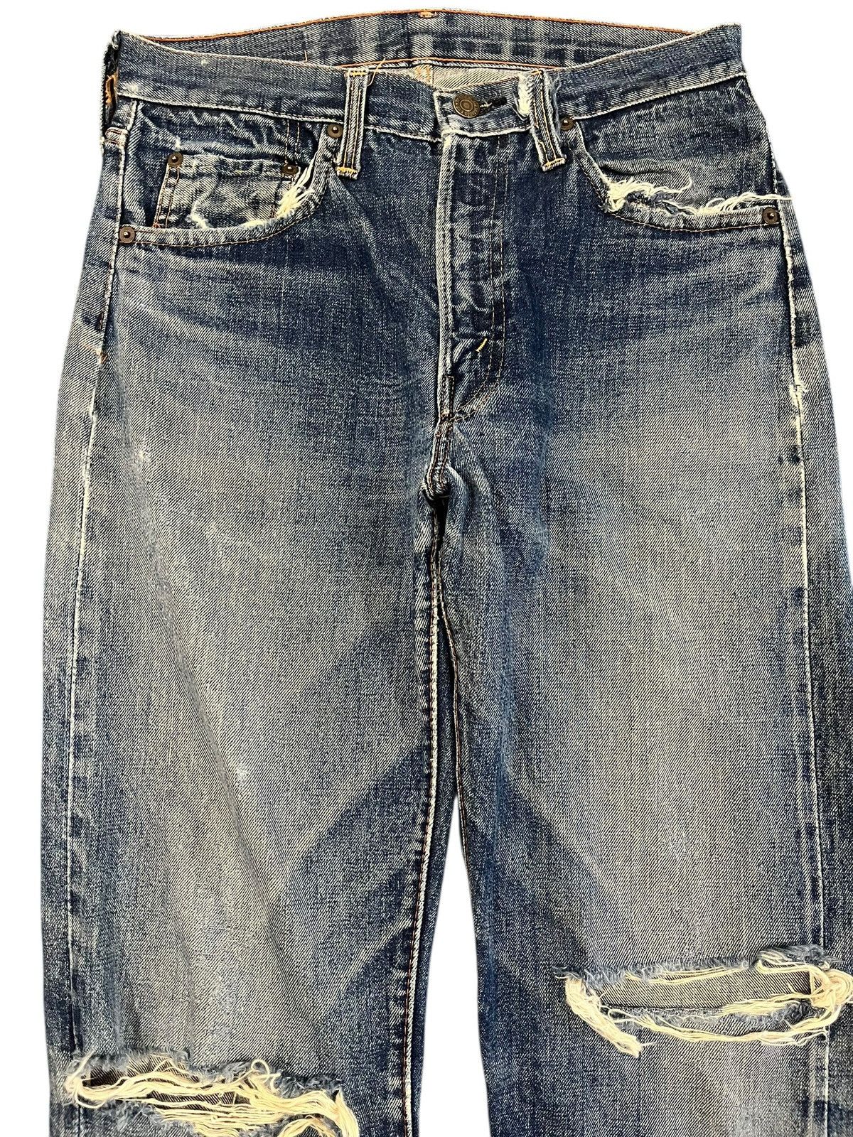 LVC × Levi's × Levi's Vintage Clothing Vintage Levi’s Selvedge Talon 42 Zipper Size US 29 - 2 Thumbnail