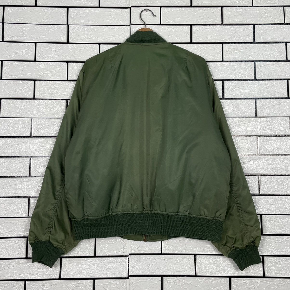 Japanese Brand Phantom Military MA-1 Nylon Flight Bomber Jacket Size US L / EU 52-54 / 3 - 9 Thumbnail