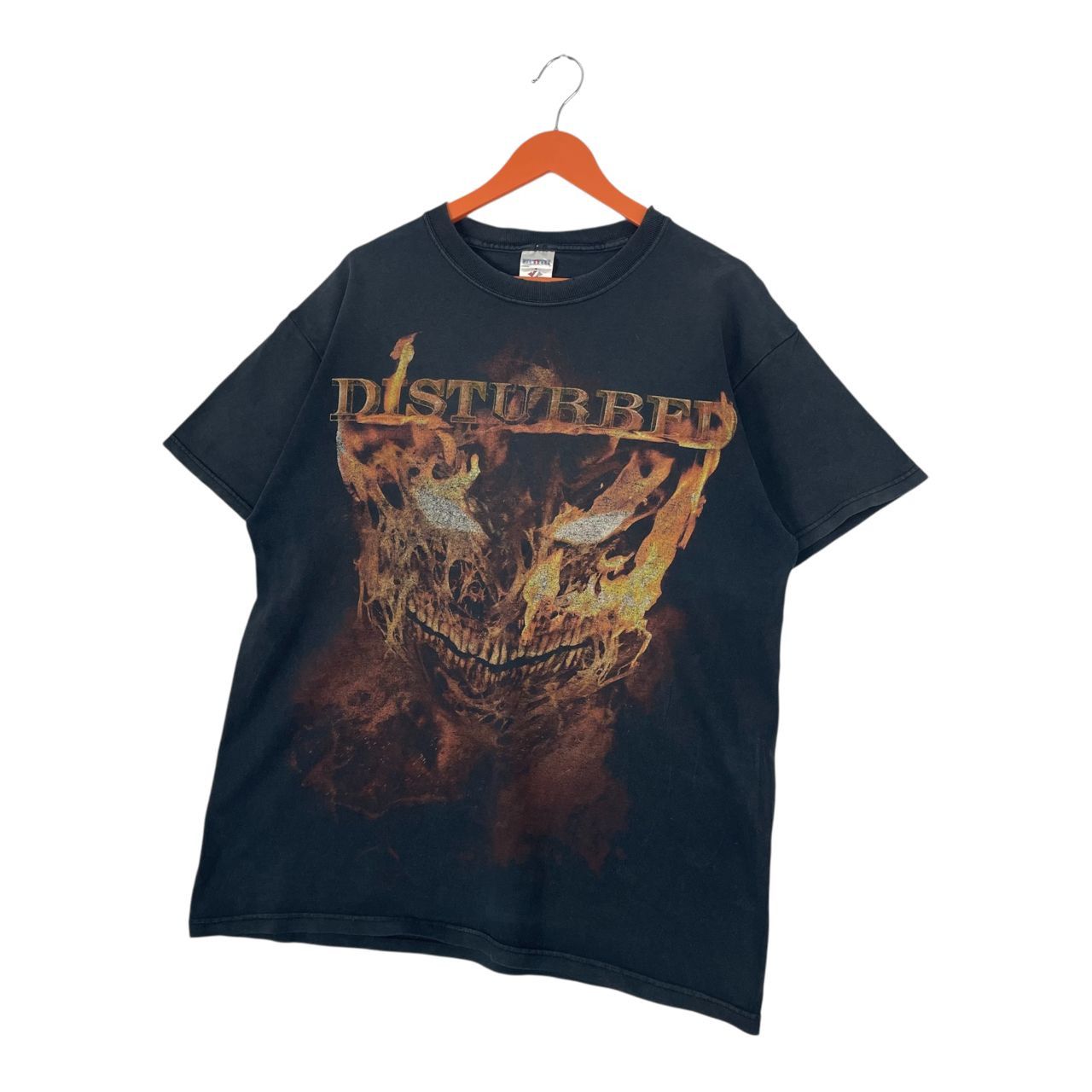 Band Tees Vintage Disturbed Big Logo Printed Crewneck Band Tee Size US L / EU 52-54 / 3 - 2 Thumbnail