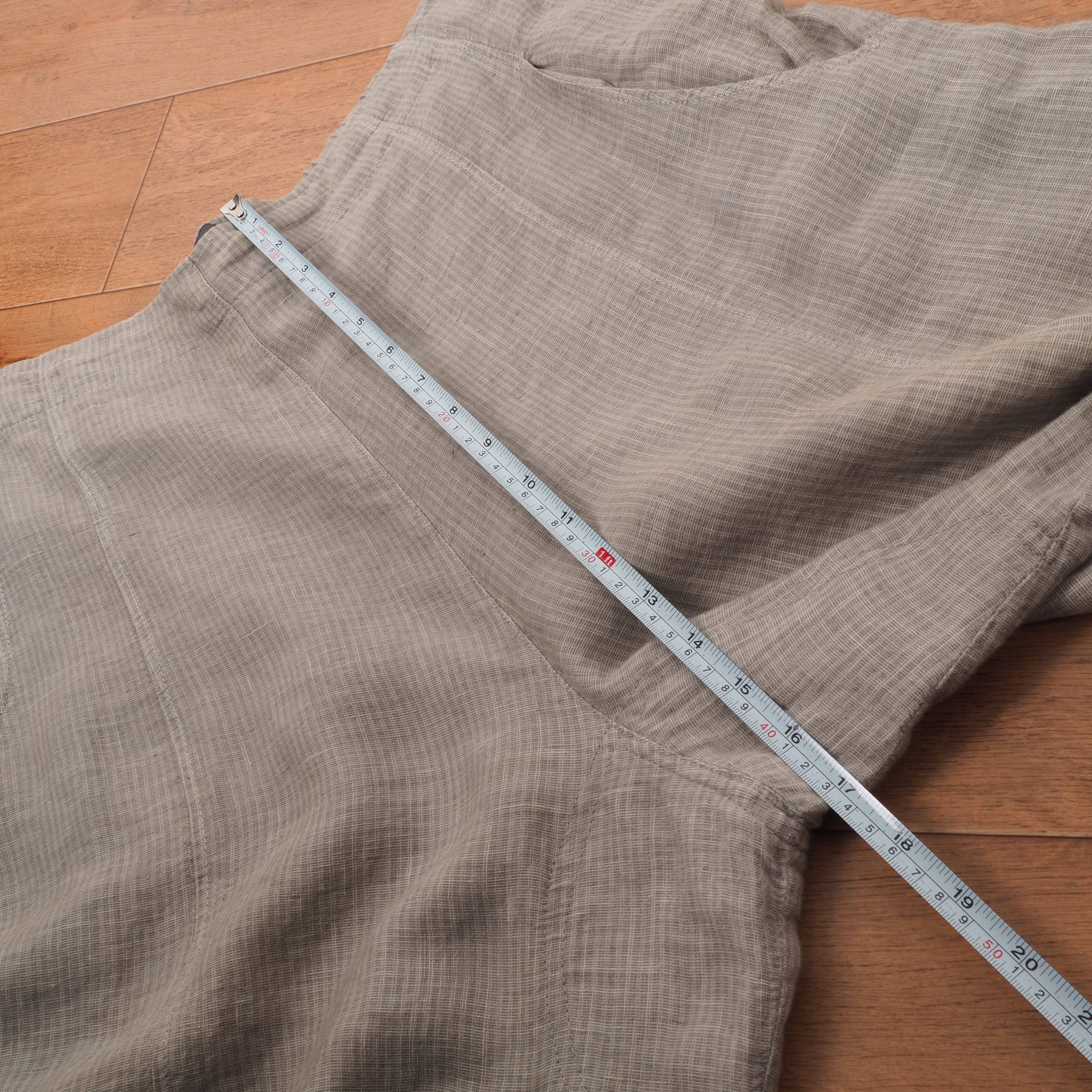 Designer × Other × Rundholz Oska Beige Gray Linen Balloon Wide Leg Culottes Pants size 4 Size 34" / US 12 / IT 48 - 6 Thumbnail