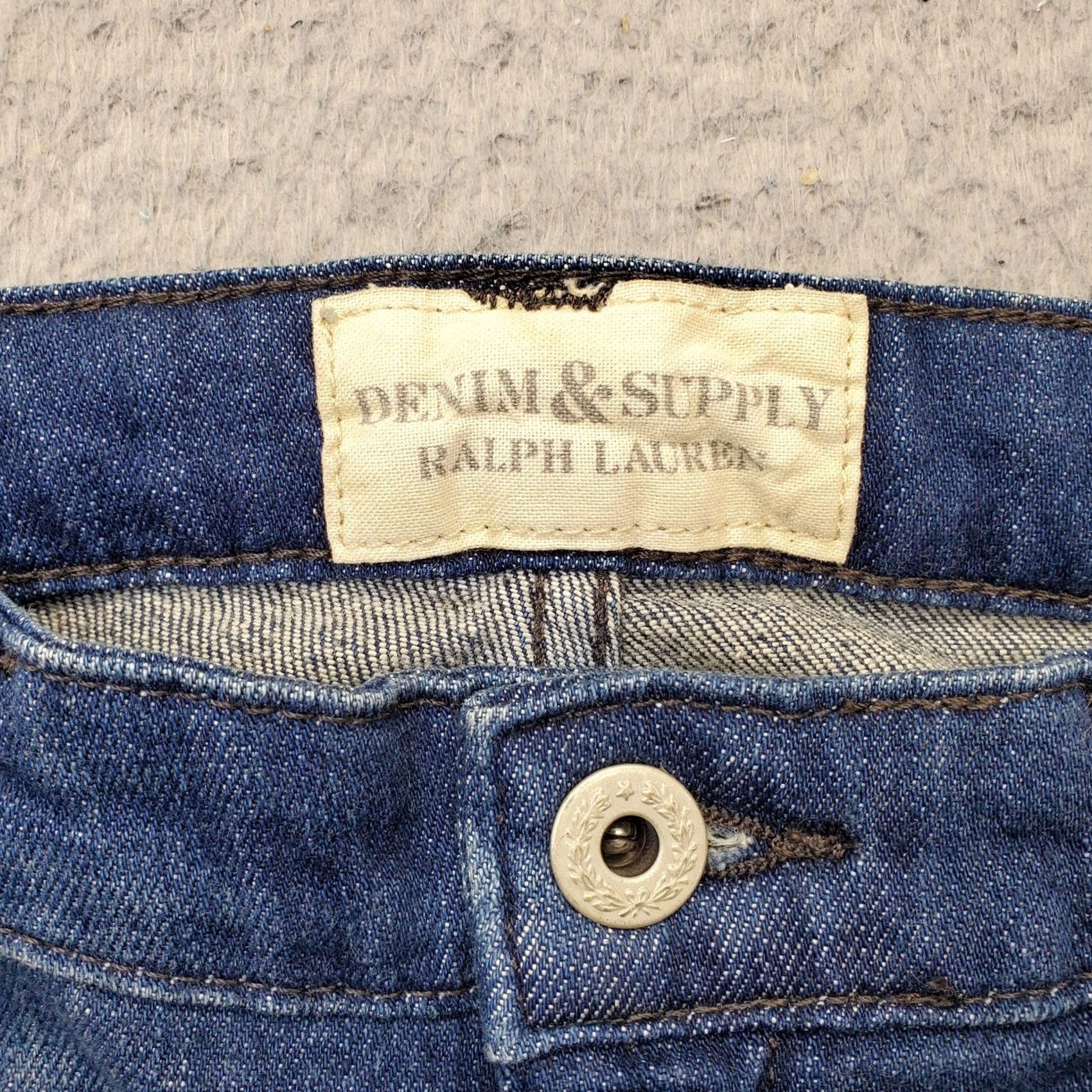 Vintage Denim & Supply Ralph Lauren Jeans Womens 25 Blue 5-Pocket Design Flare Denim Jeans Vintage: No? Size 42" / US 20 - 7 Thumbnail