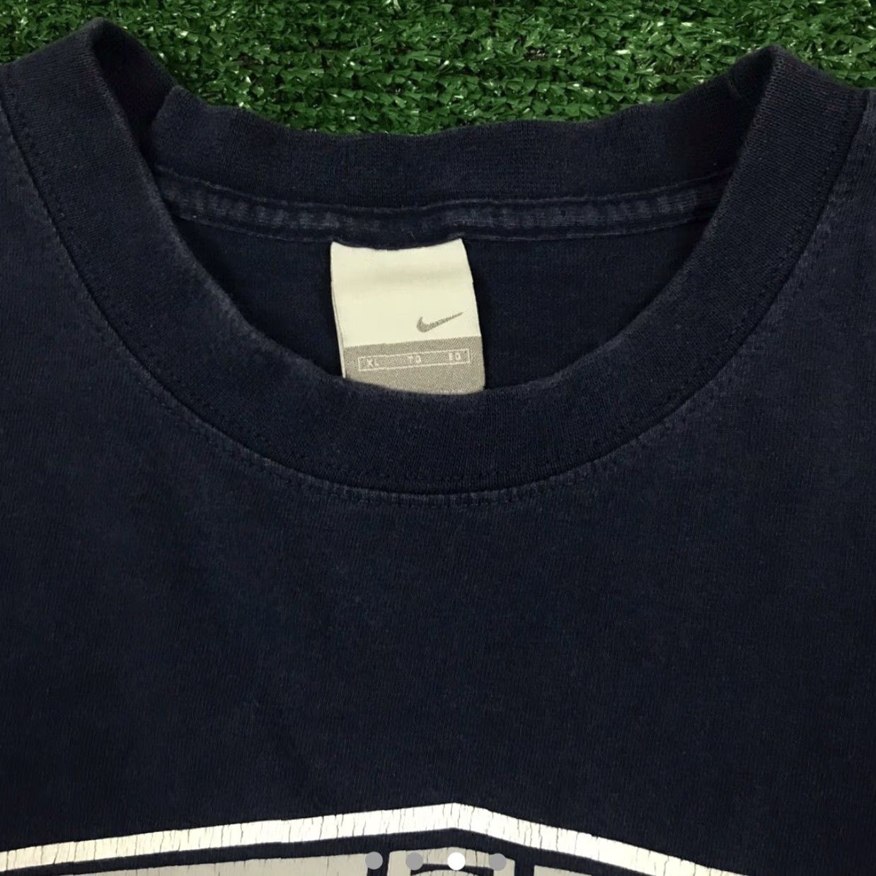 Nike Nike Shirt Mens XL Blue White Embroidered Basketball TShirt Size US XL / EU 56 / 4 - 3 Thumbnail