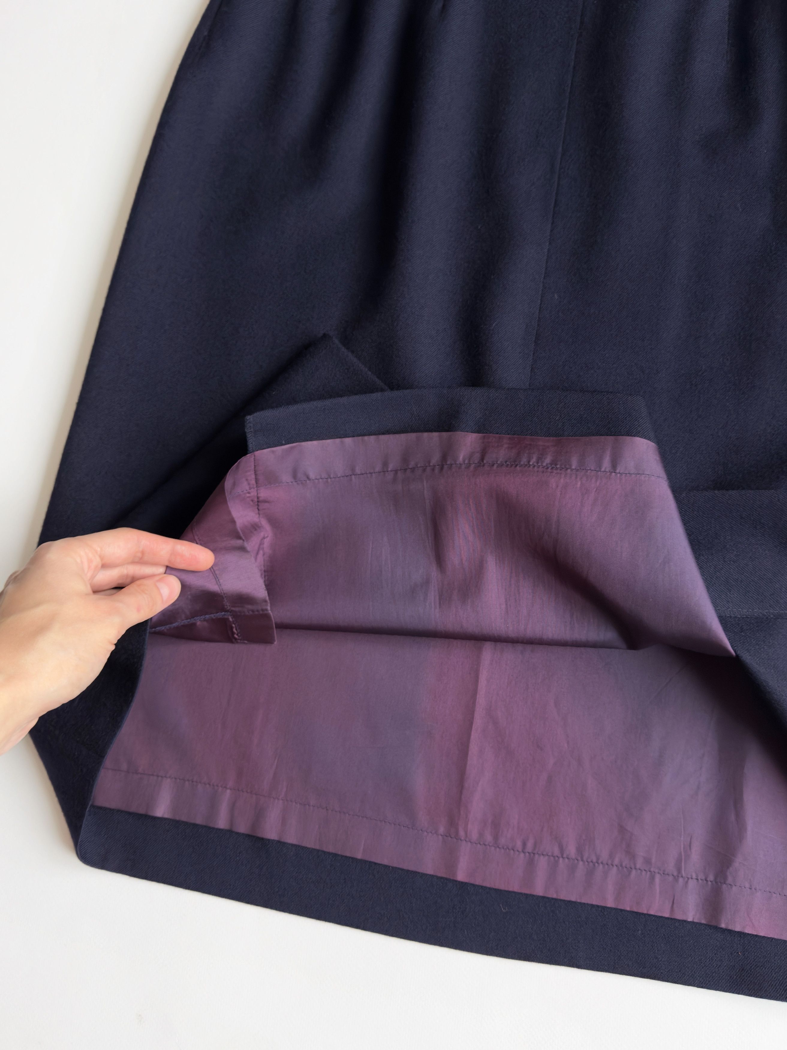 Aquascutum Women's Vintage Aquascutum Wool A-line Mid Skirt M-L Size 32" / US 10 / IT 46 - 7 Thumbnail