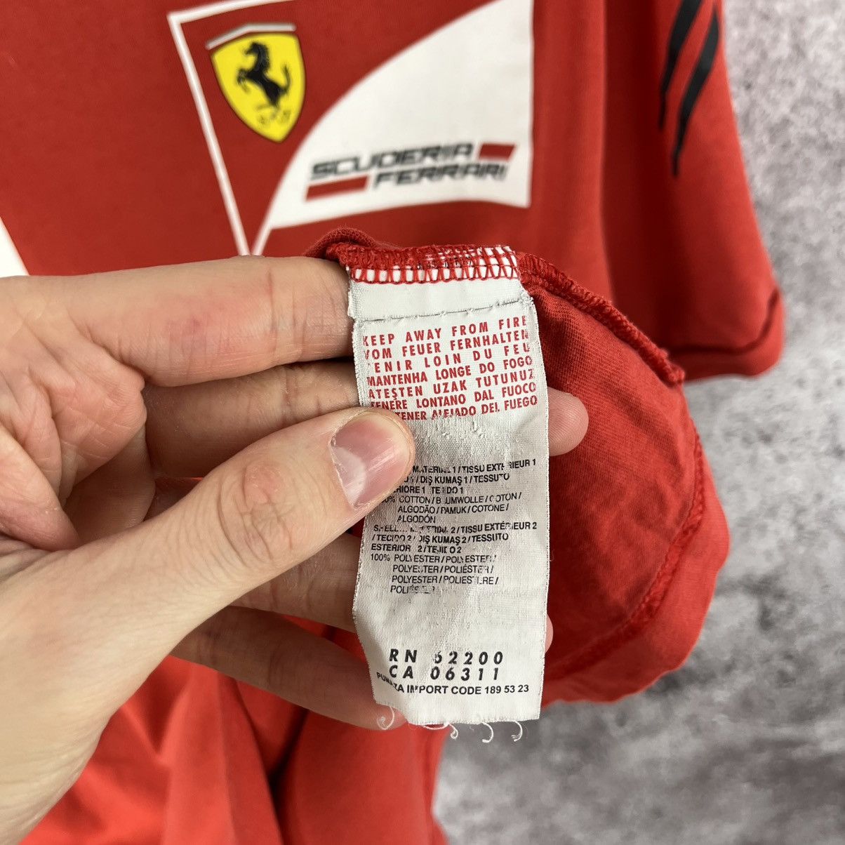 Ferrari × Giorgio Fiorelli × Puma Puma Ferrari Giorgio Firelli Racer T-Shirt Multi Logo Size L Size US L / EU 52-54 / 3 - 10 Thumbnail