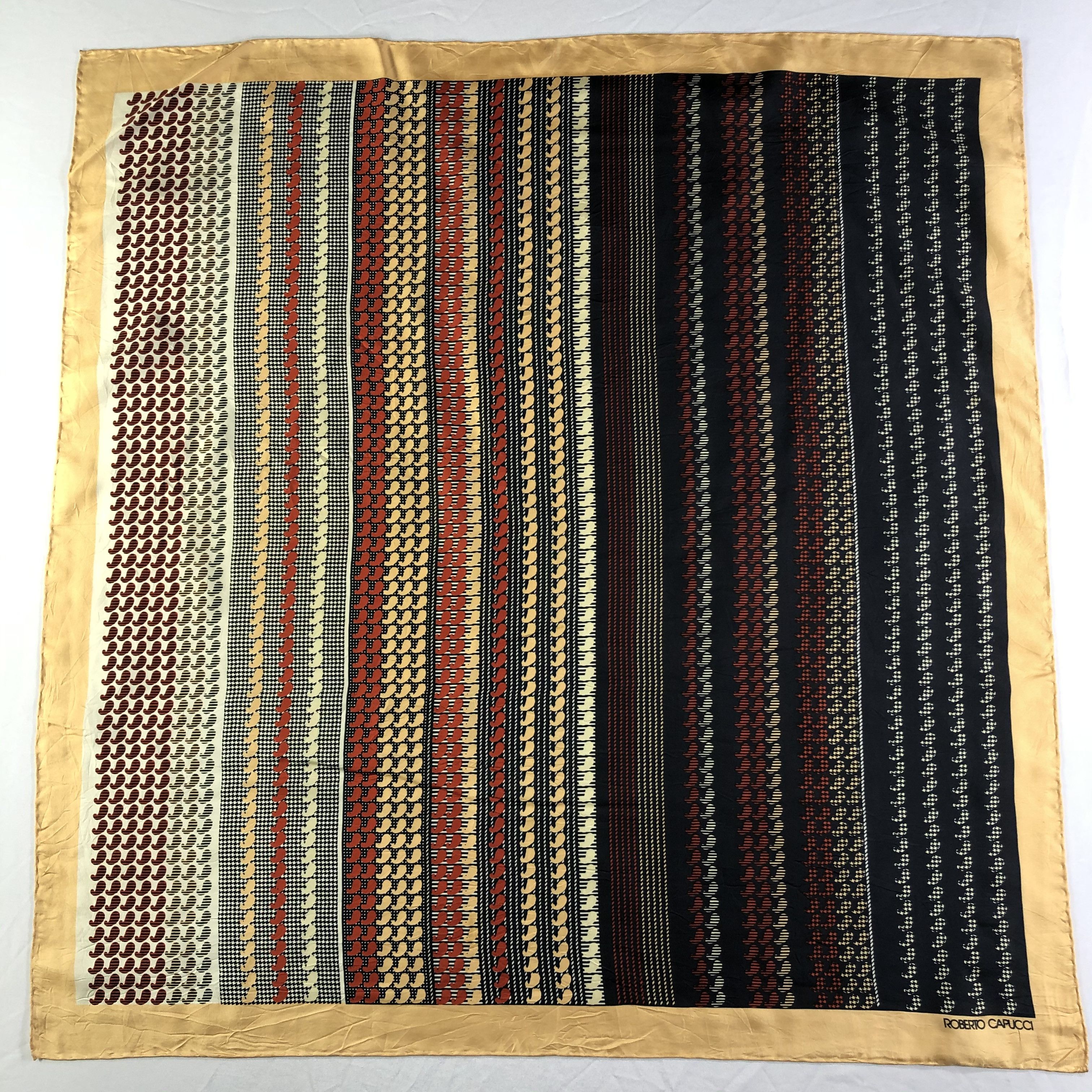 Vintage Vintage Roberto Capucci Silk Scarf Size ONE SIZE - 2 Thumbnail