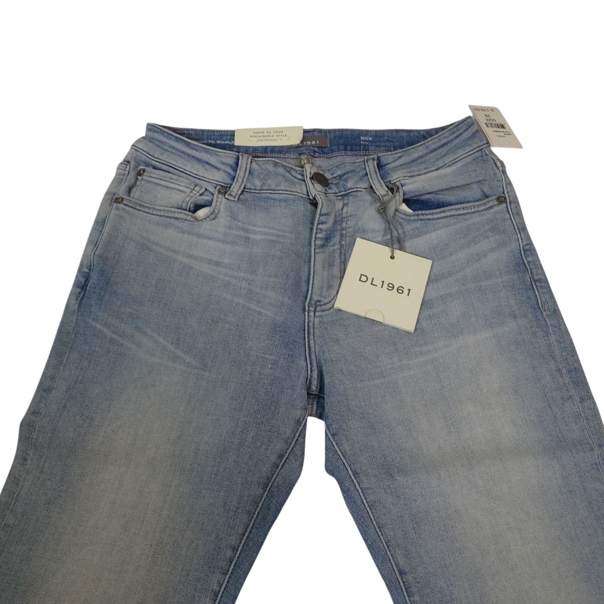 DL1961 DL1961 Nick Slim Fit Men Light Wash Denim Jeans Size 29 x 34 Size US 29 - 2 Thumbnail