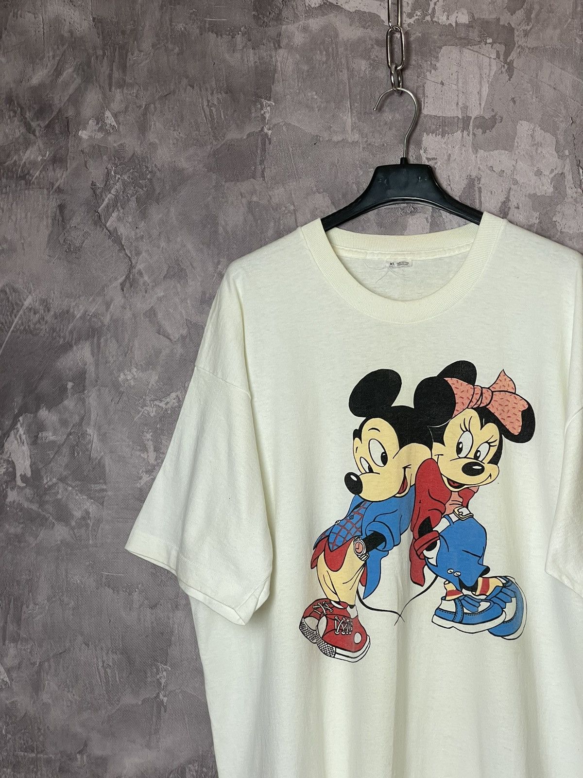 Mickey Mouse × Vintage Mickey Mouse vintage t-shirt single stitched printed Size US XL / EU 56 / 4 - 3 Thumbnail