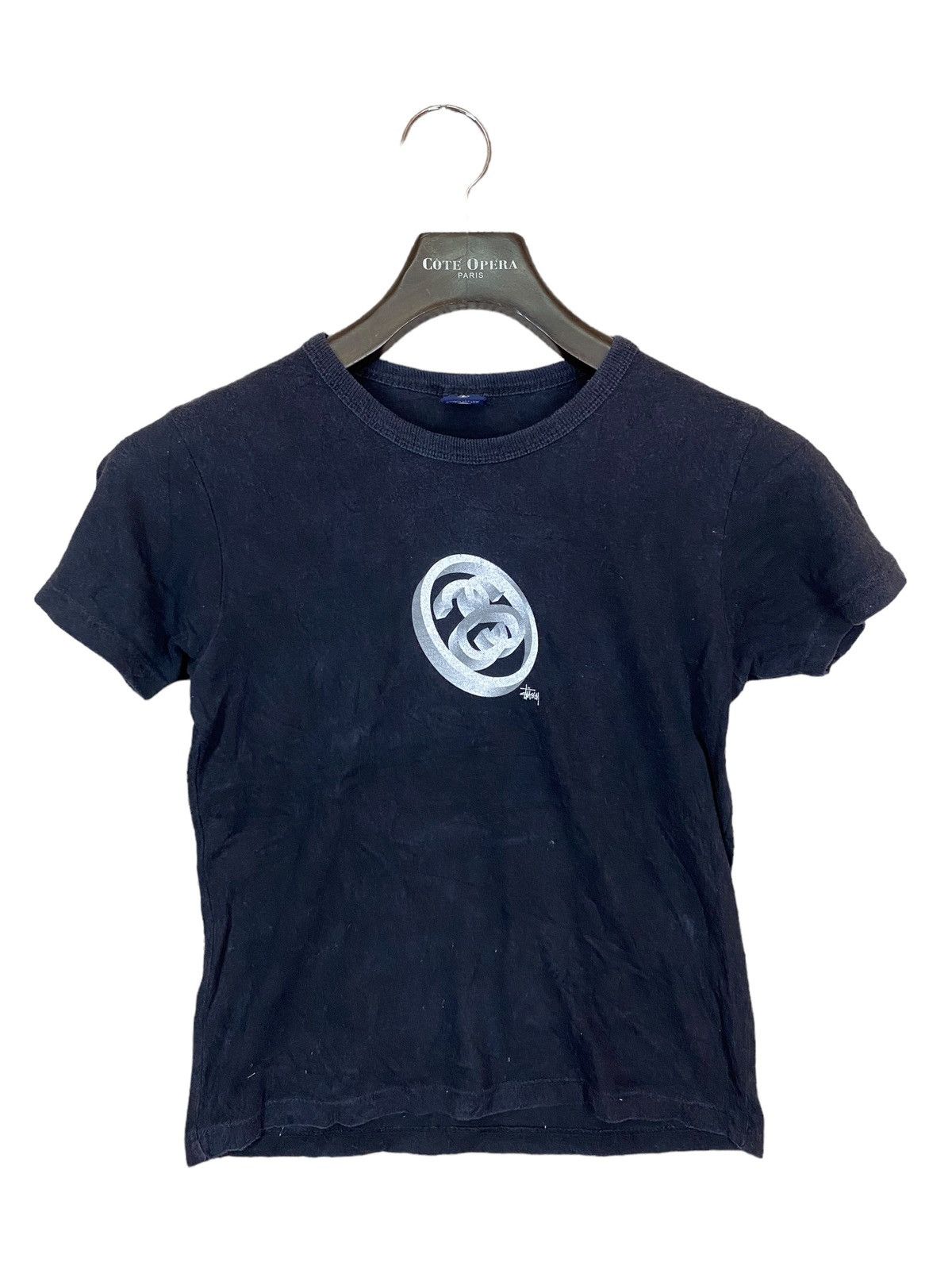 Stussy × Vintage Stussy center logo tshirt size s simple logo Size S / US 4 / IT 40 - 1 Thumbnail